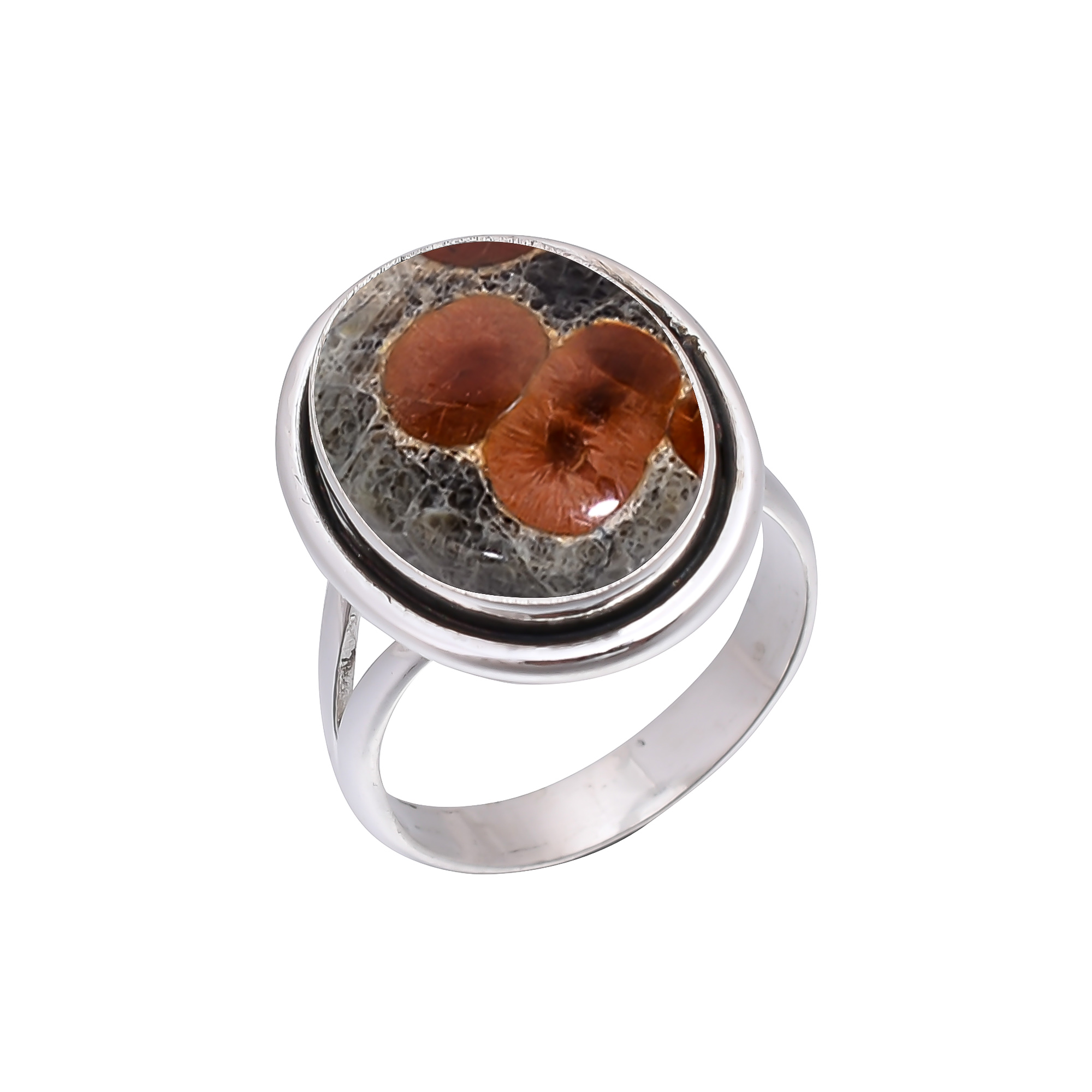 Peanut Obsidian - Sonora 925 Sterling Silver Ring