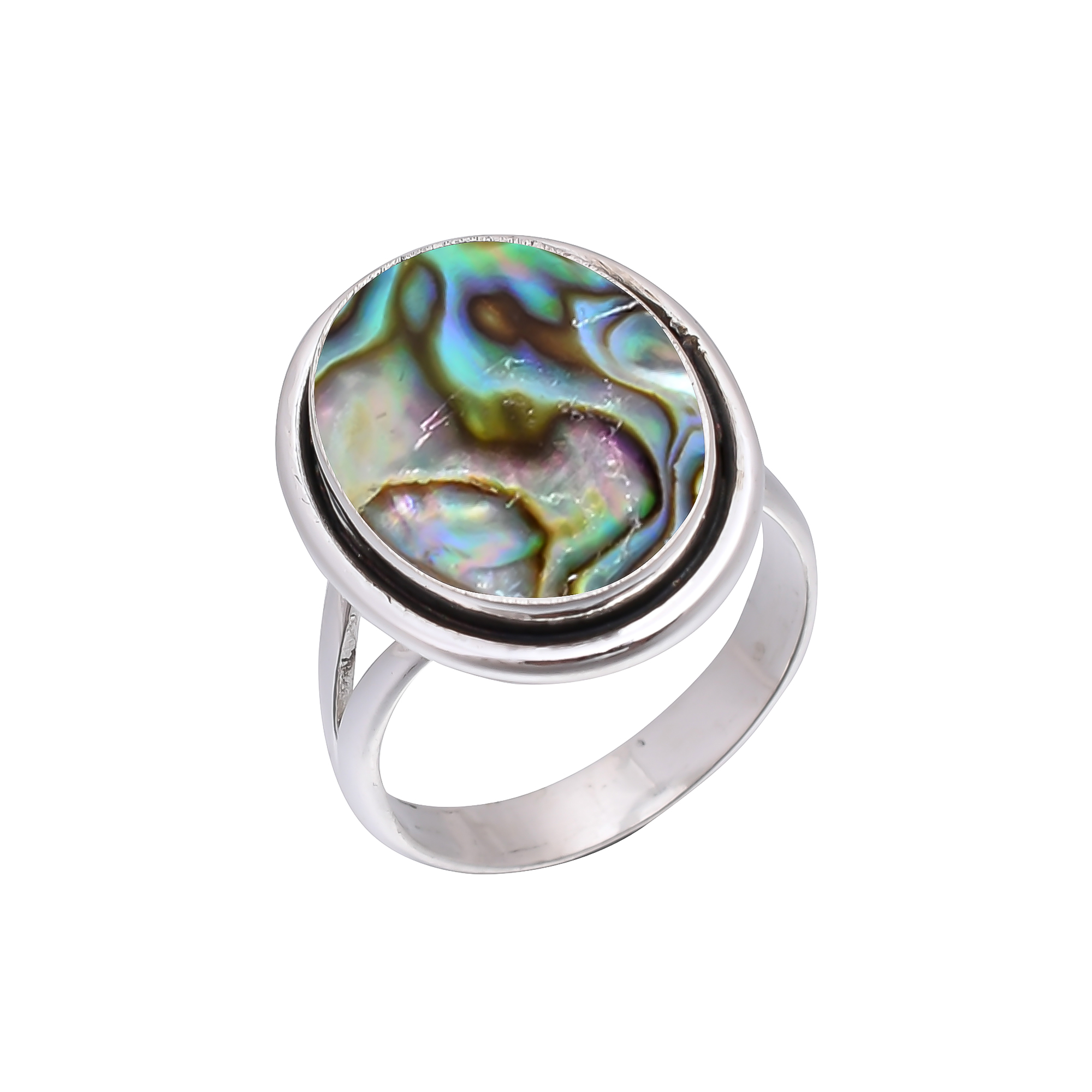 Mermaid Dream Abalone Shell - Australia 925 Sterling Silver Ring