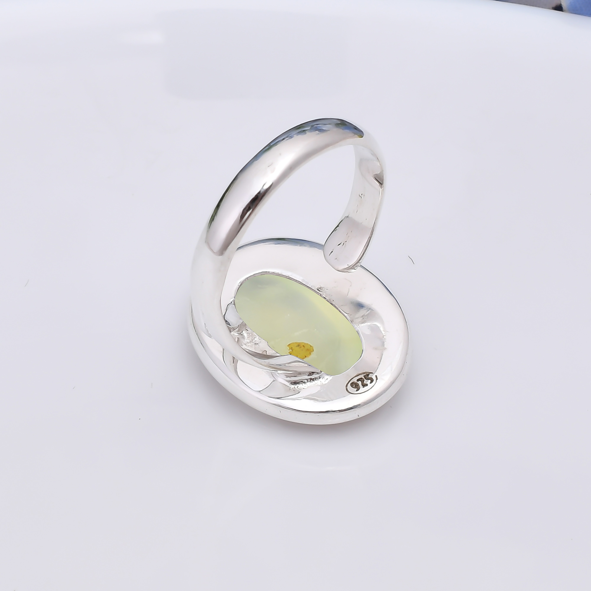Prehnite - South Africa 925 Sterling Silver Ring