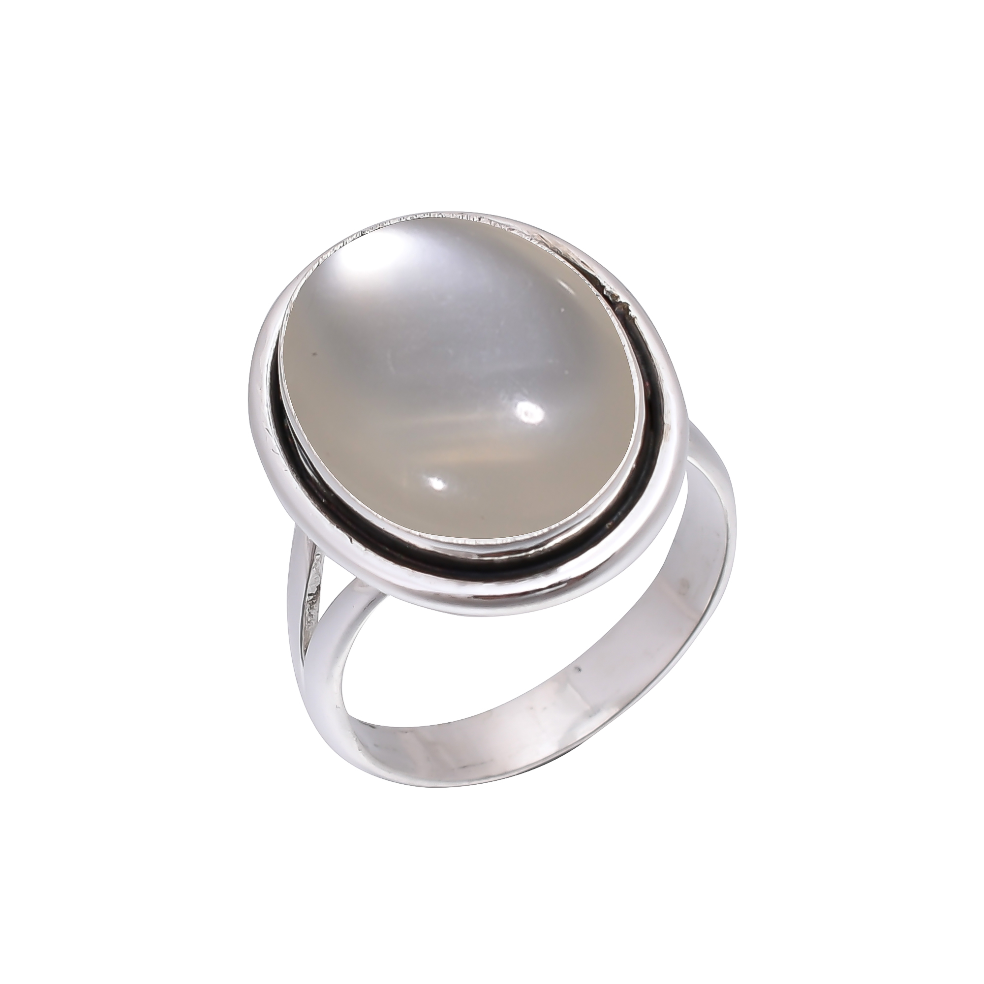 Mabe Pearl - Simulated 925 Sterling Silver Ring