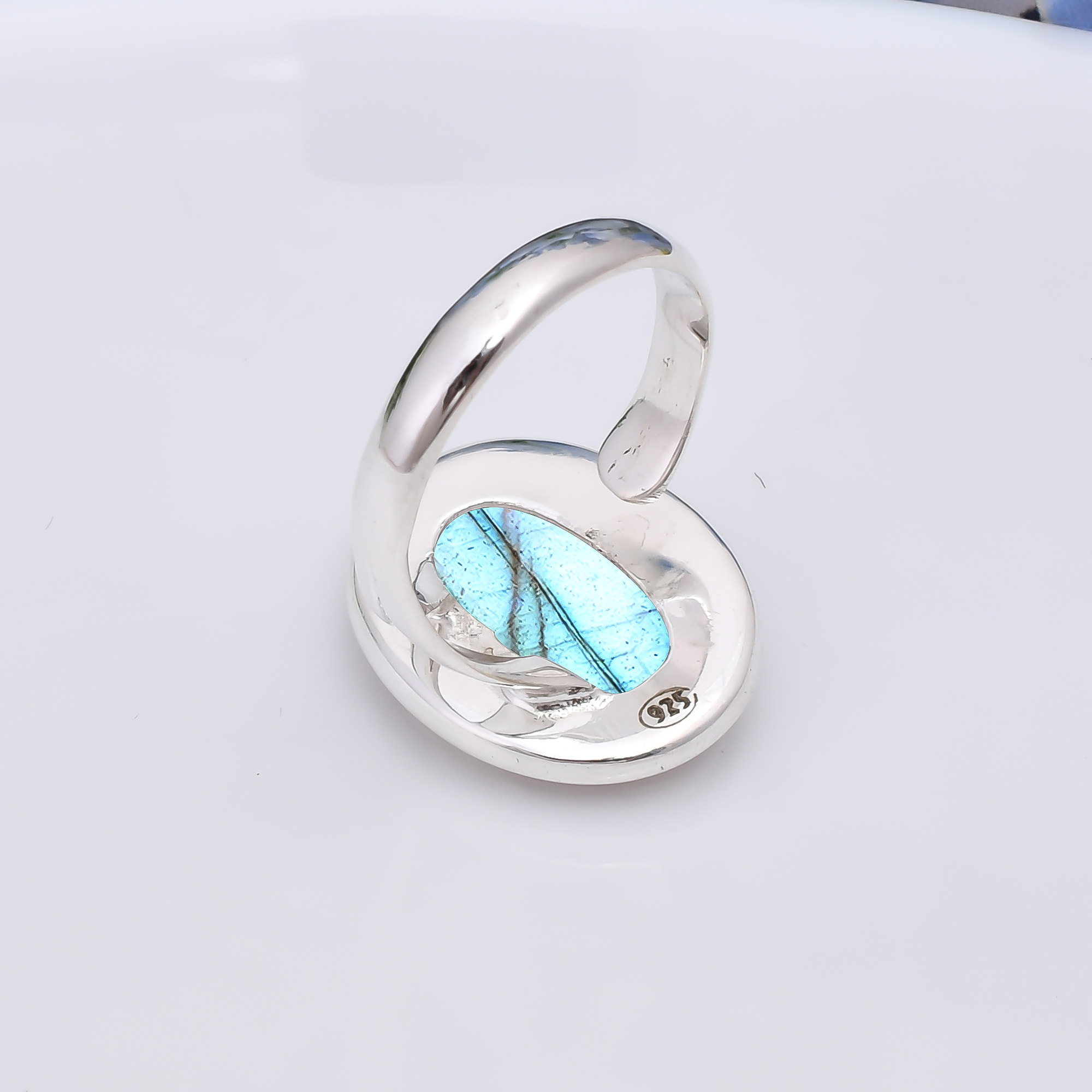Labradorite - Madagascar 925 Sterling Silver Ring
