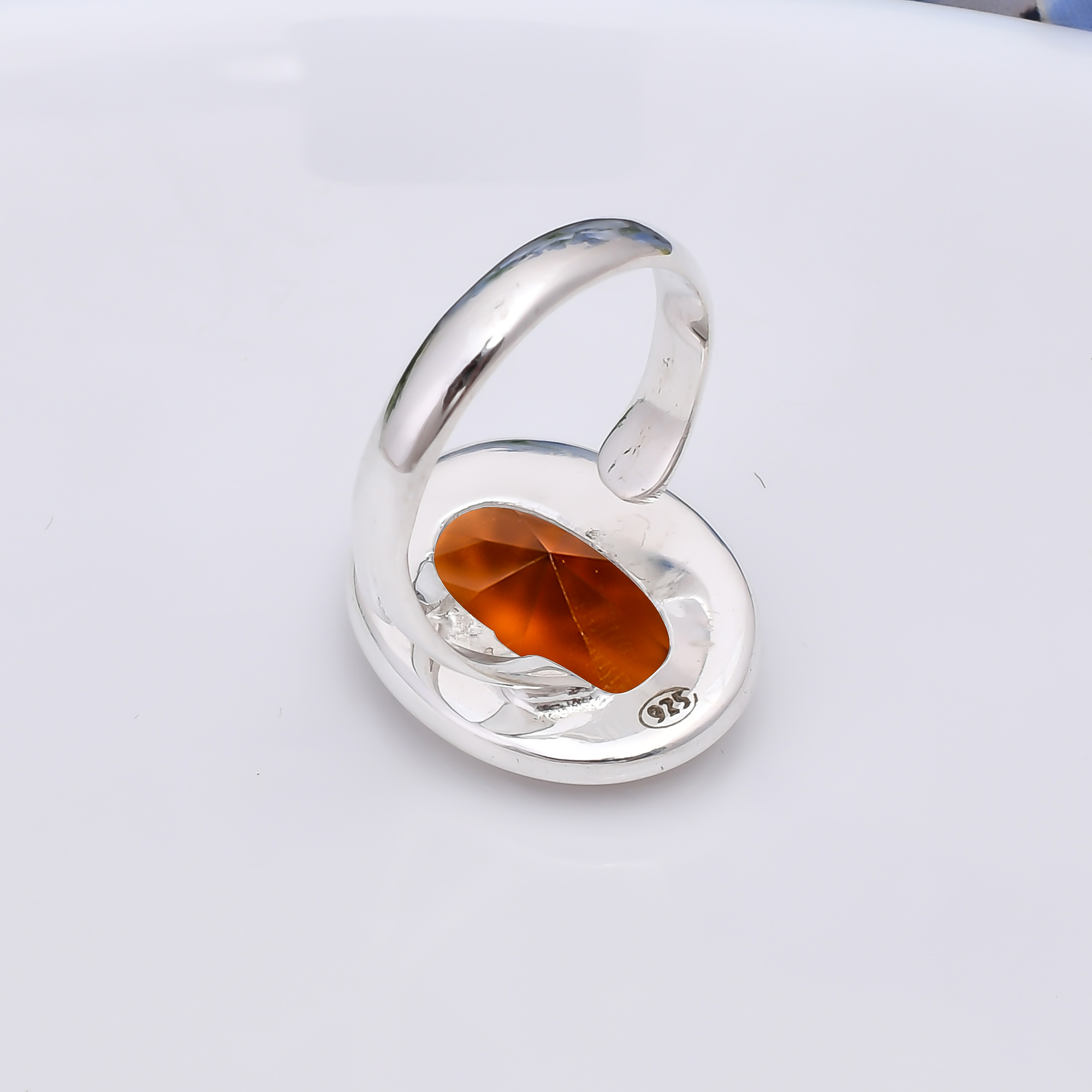 Smokey - Simulated 925 Sterling Silver Ring