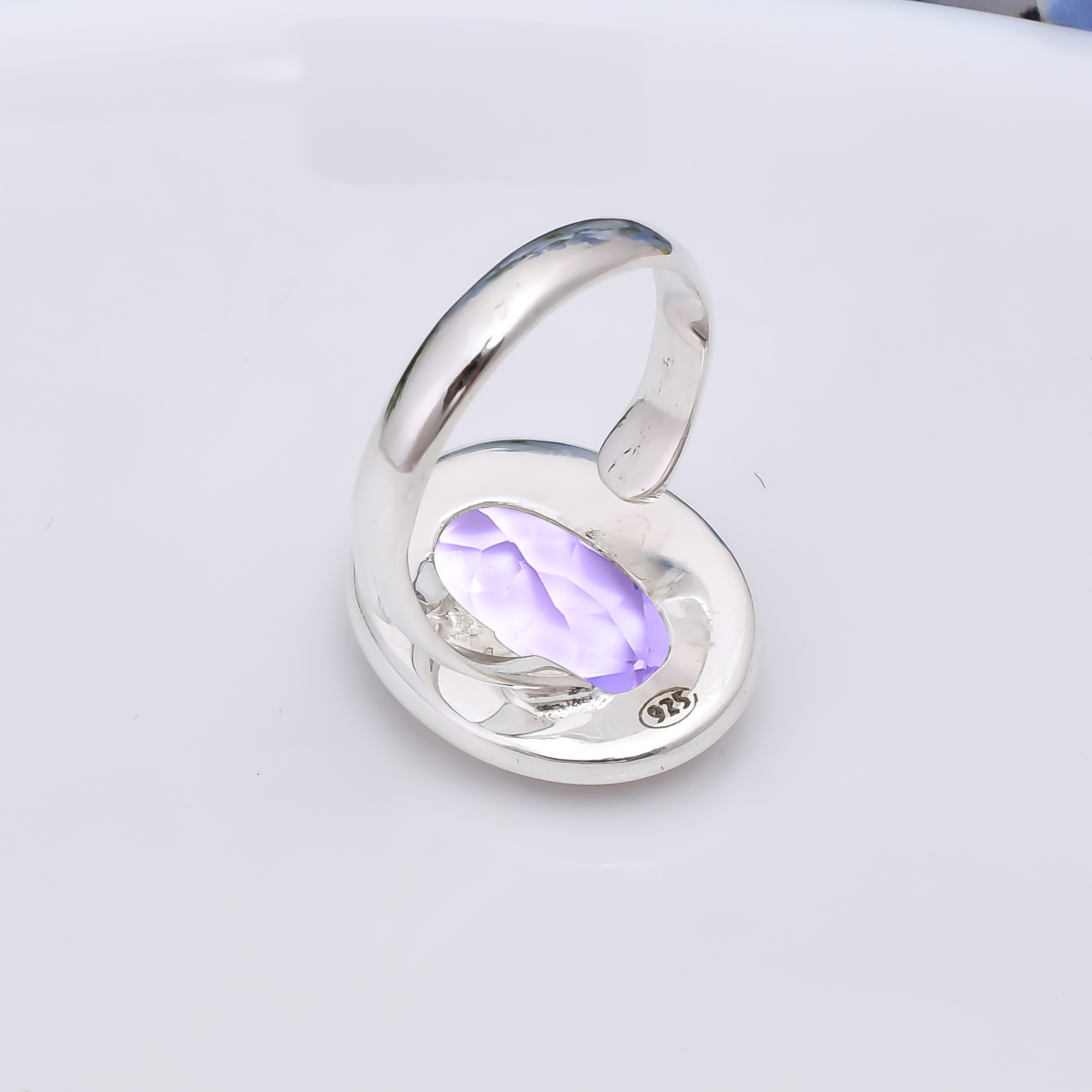 Colour Changing Alexandrite - Simulated 925 Sterling Silver Ring