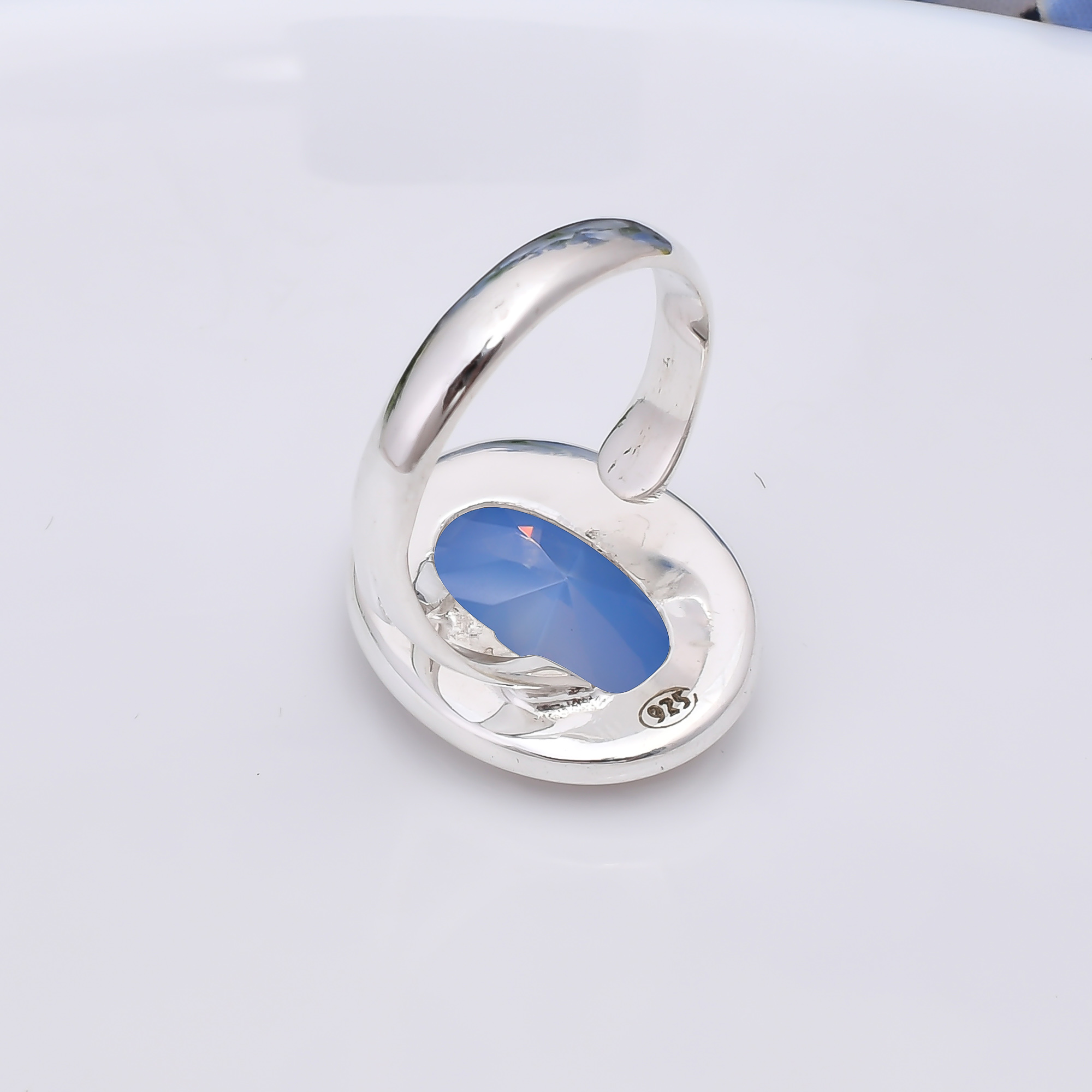 Milky Opal - Simulated 925 Sterling Silver Ring