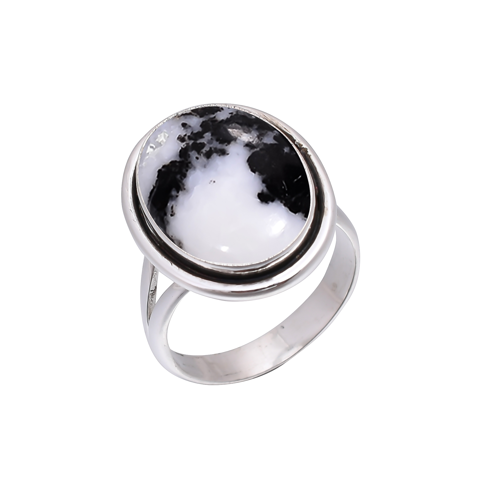 White Buffalo Turquoise - Nevada 925 Sterling Silver Ring