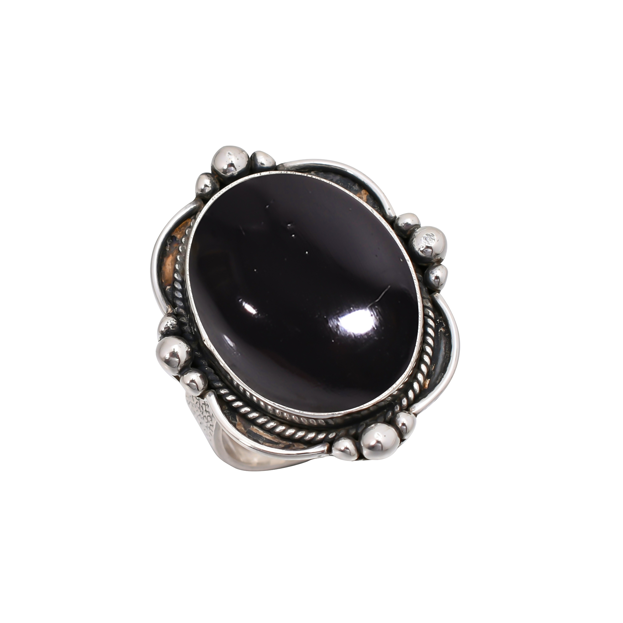 Black Onyx - Brazil 925 Sterling Silver Ring