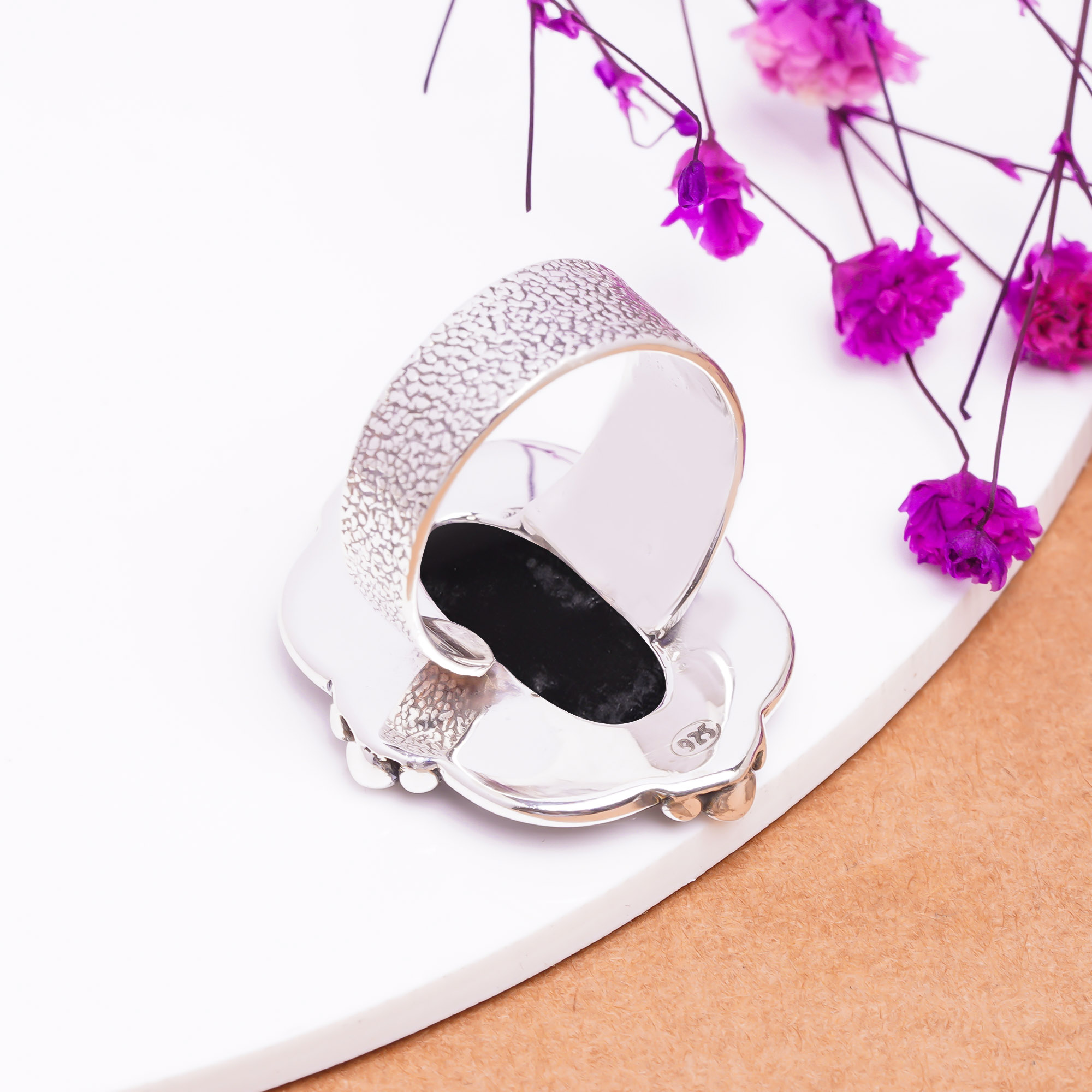 Black Onyx - Brazil 925 Sterling Silver Ring