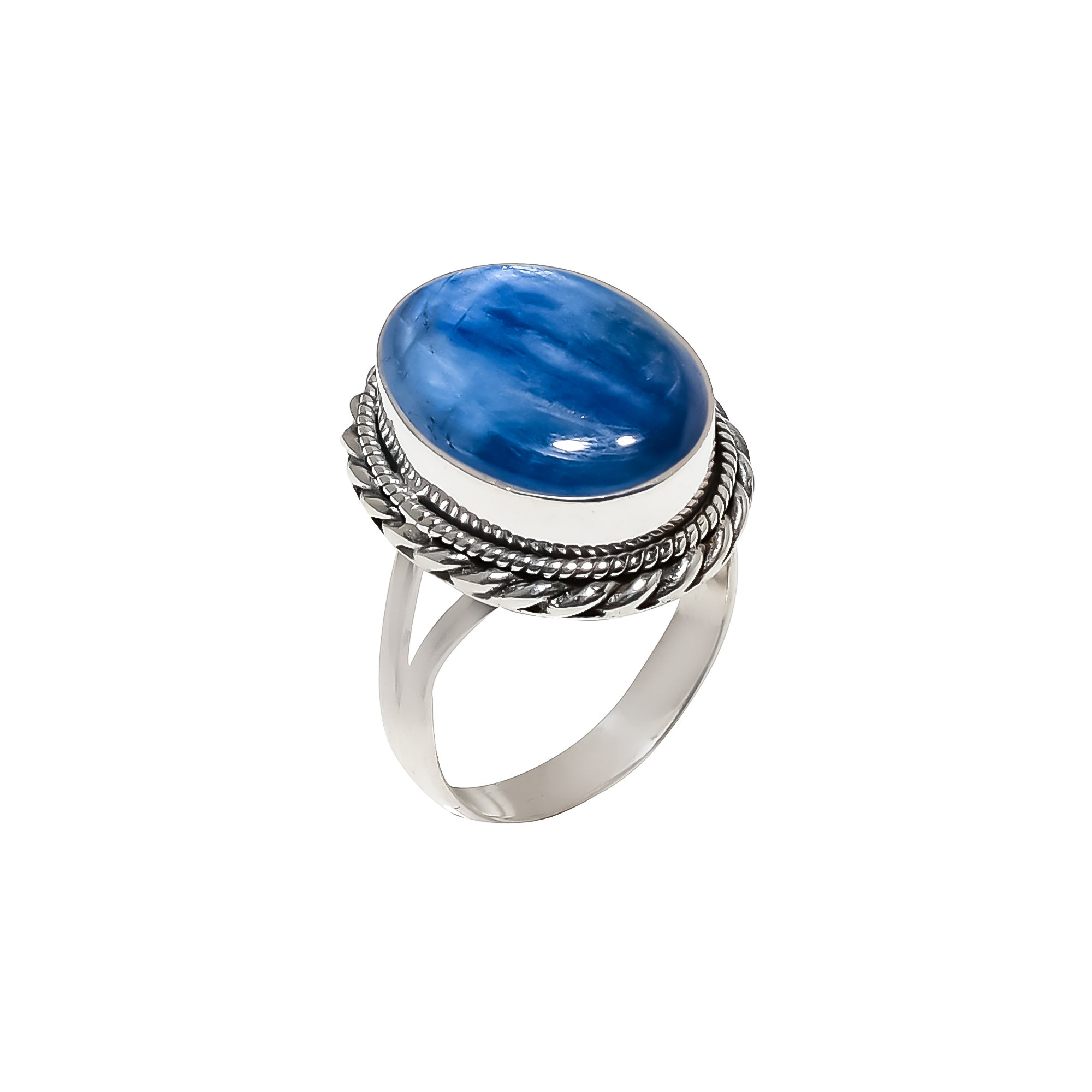 Kyanite - Nepal 925 Sterling Silver Ring