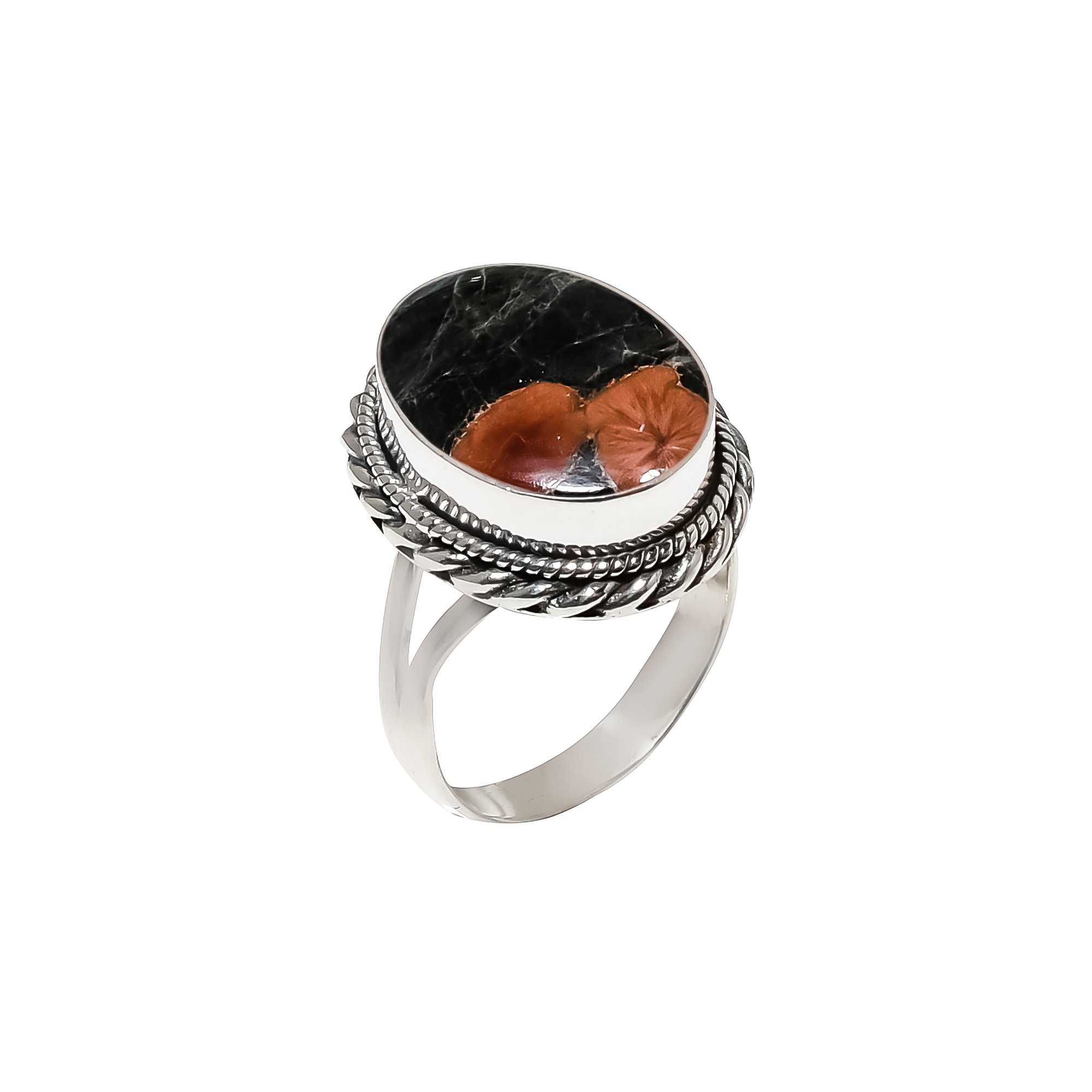 Peanut Obsidian - Sonora 925 Sterling Silver Ring
