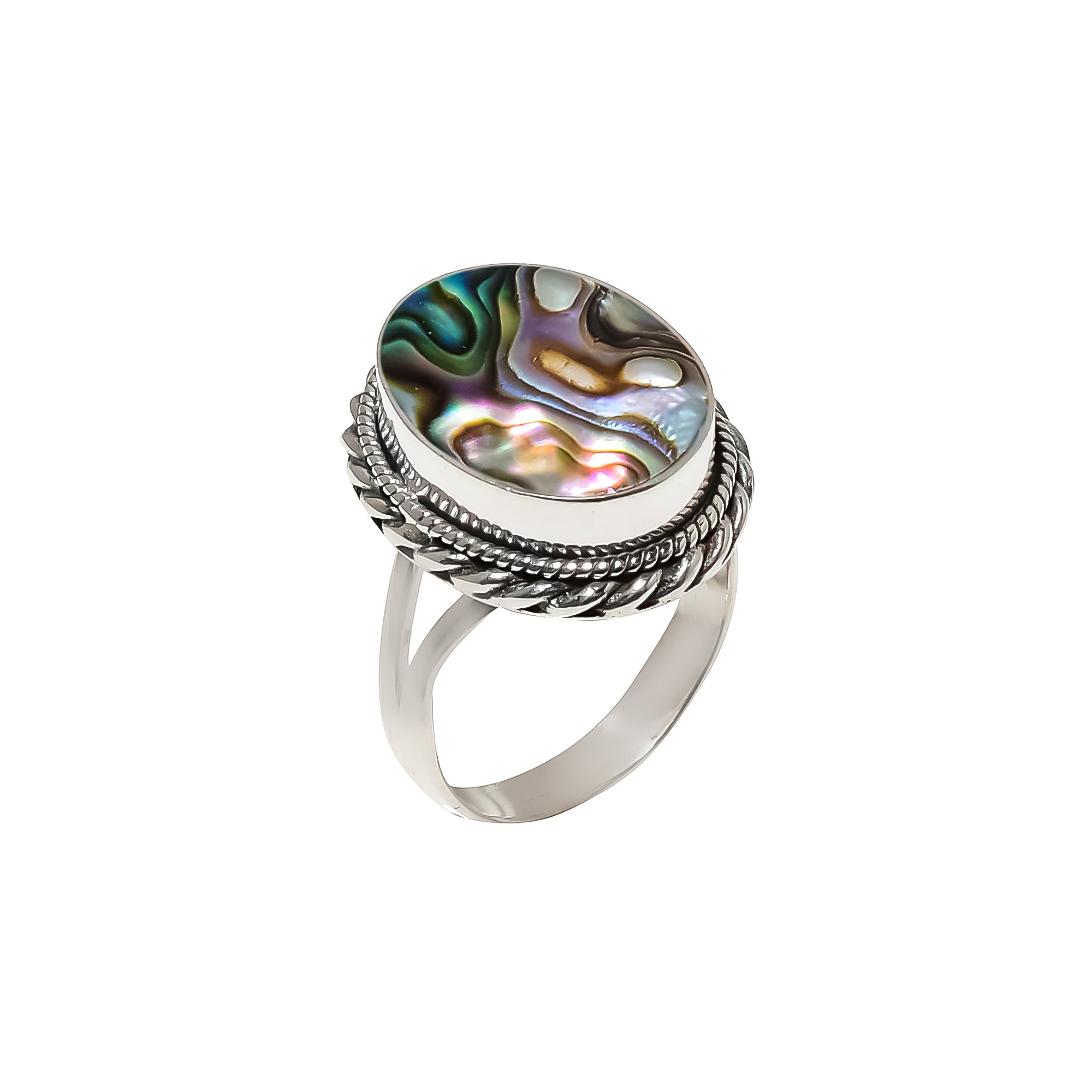 Mermaid Dream Abalone Shell - Australia 925 Sterling Silver Ring