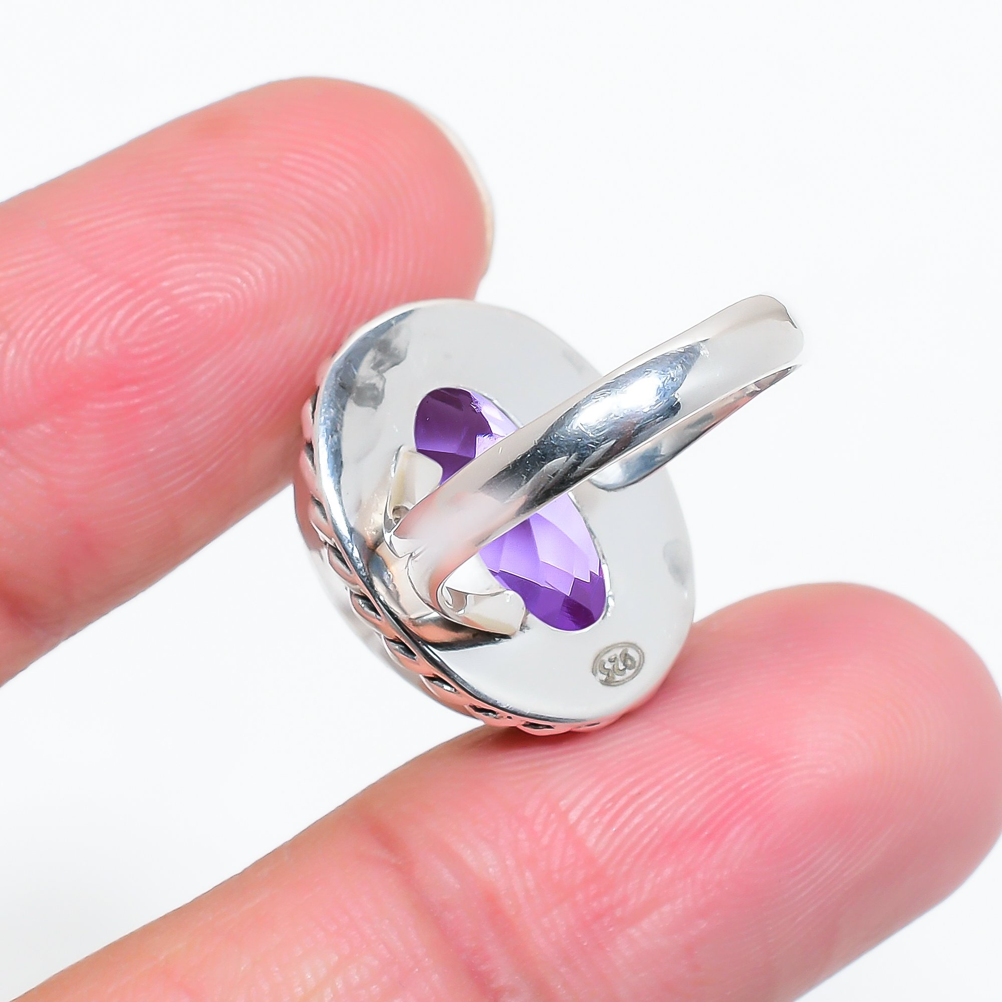 Colour Changing Alexandrite - Simulated 925 Sterling Silver Ring