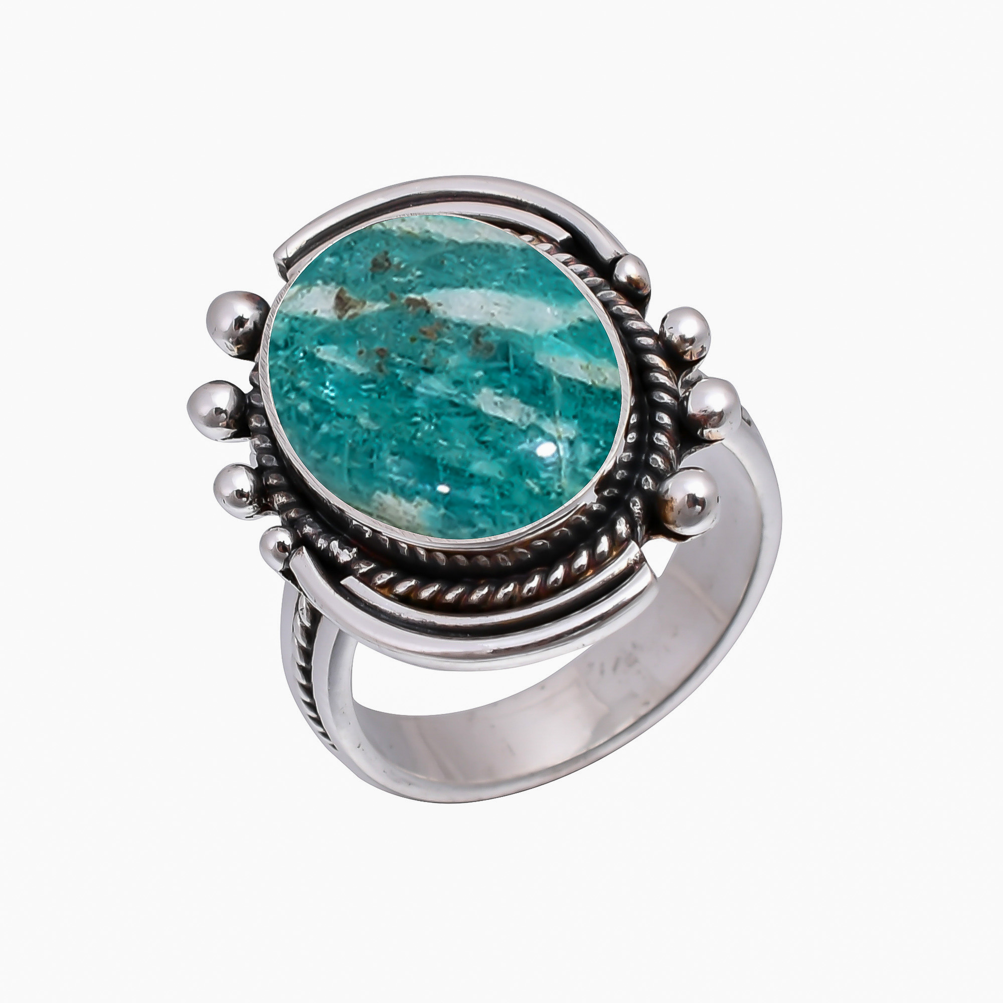 Amazonite - Colorado Mines 925 Sterling Silver Ring