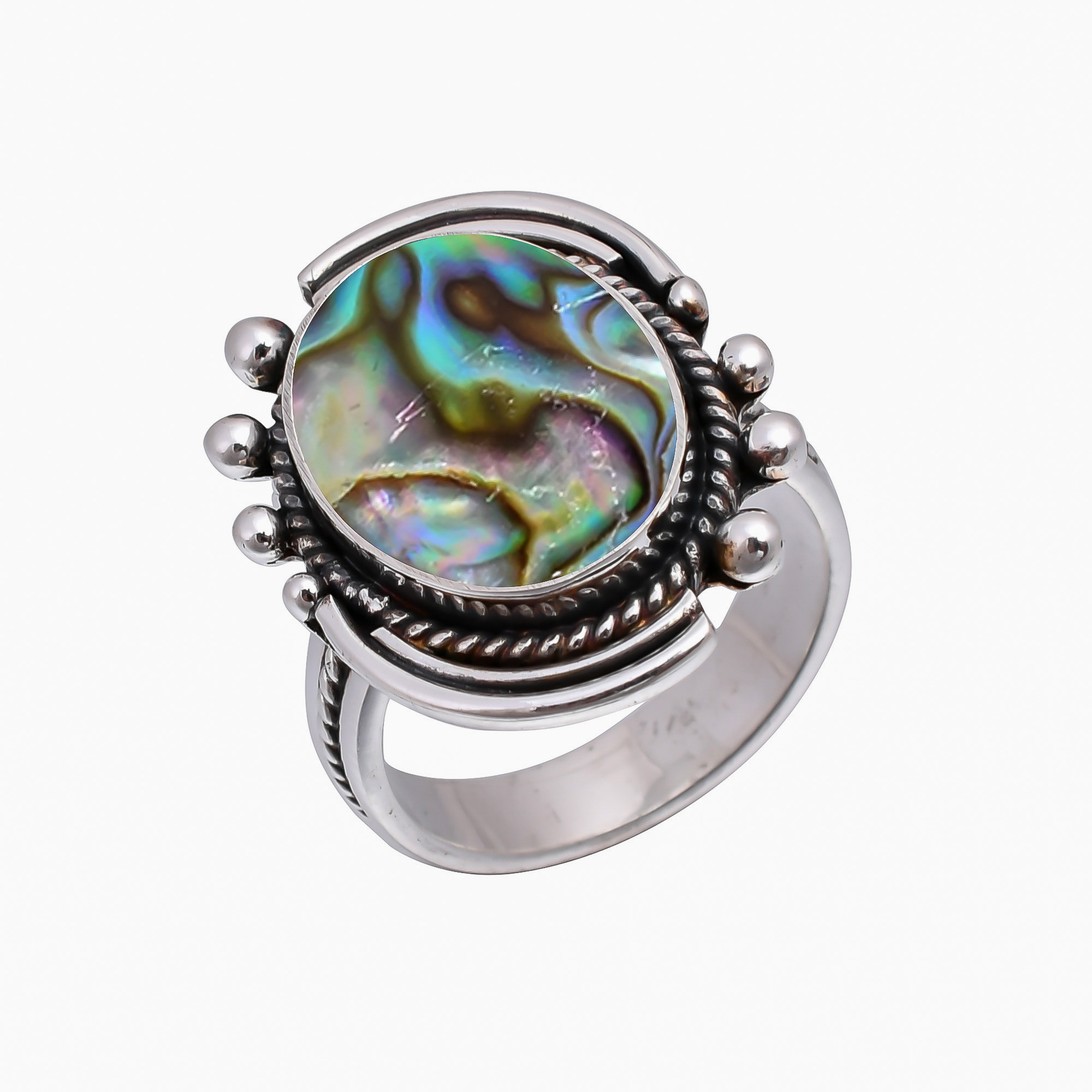 Mermaid Dream Abalone Shell - Australia 925 Sterling Silver Ring