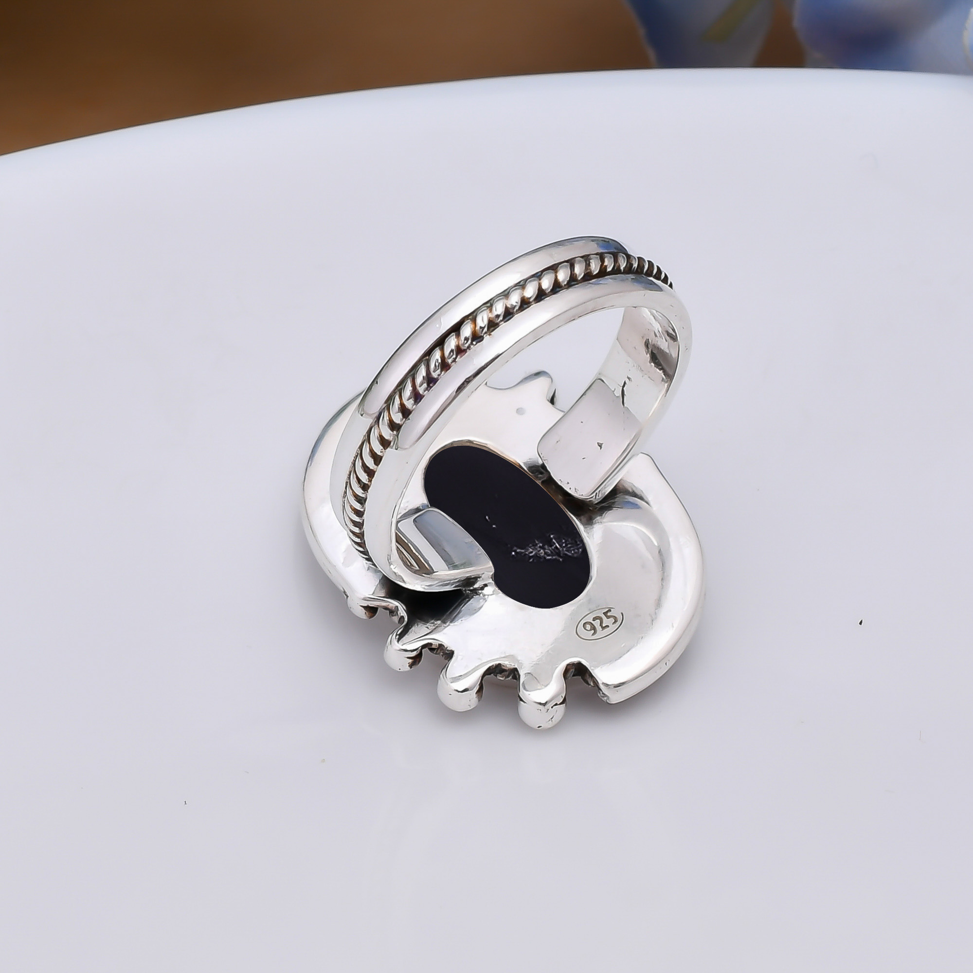 Black Onyx - Brazil 925 Sterling Silver Ring