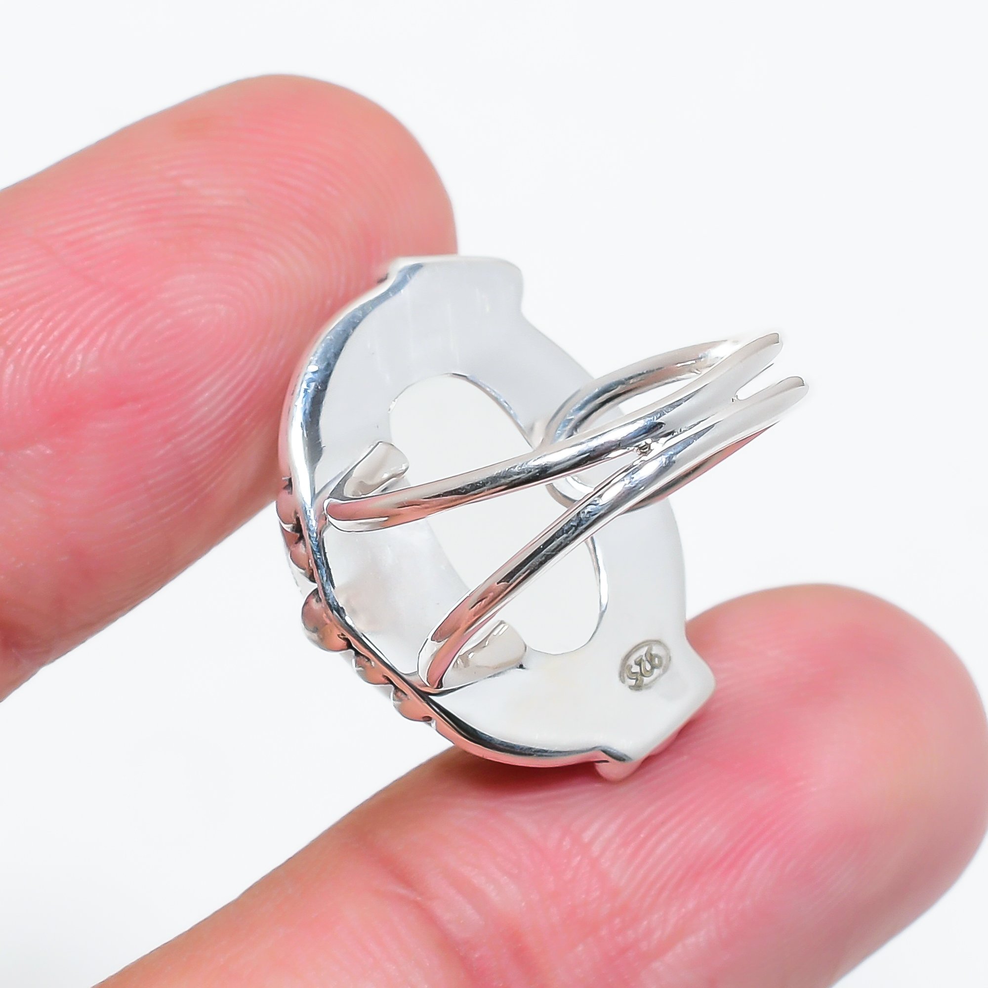 Mabe Pearl - Simulated 925 Sterling Silver Ring