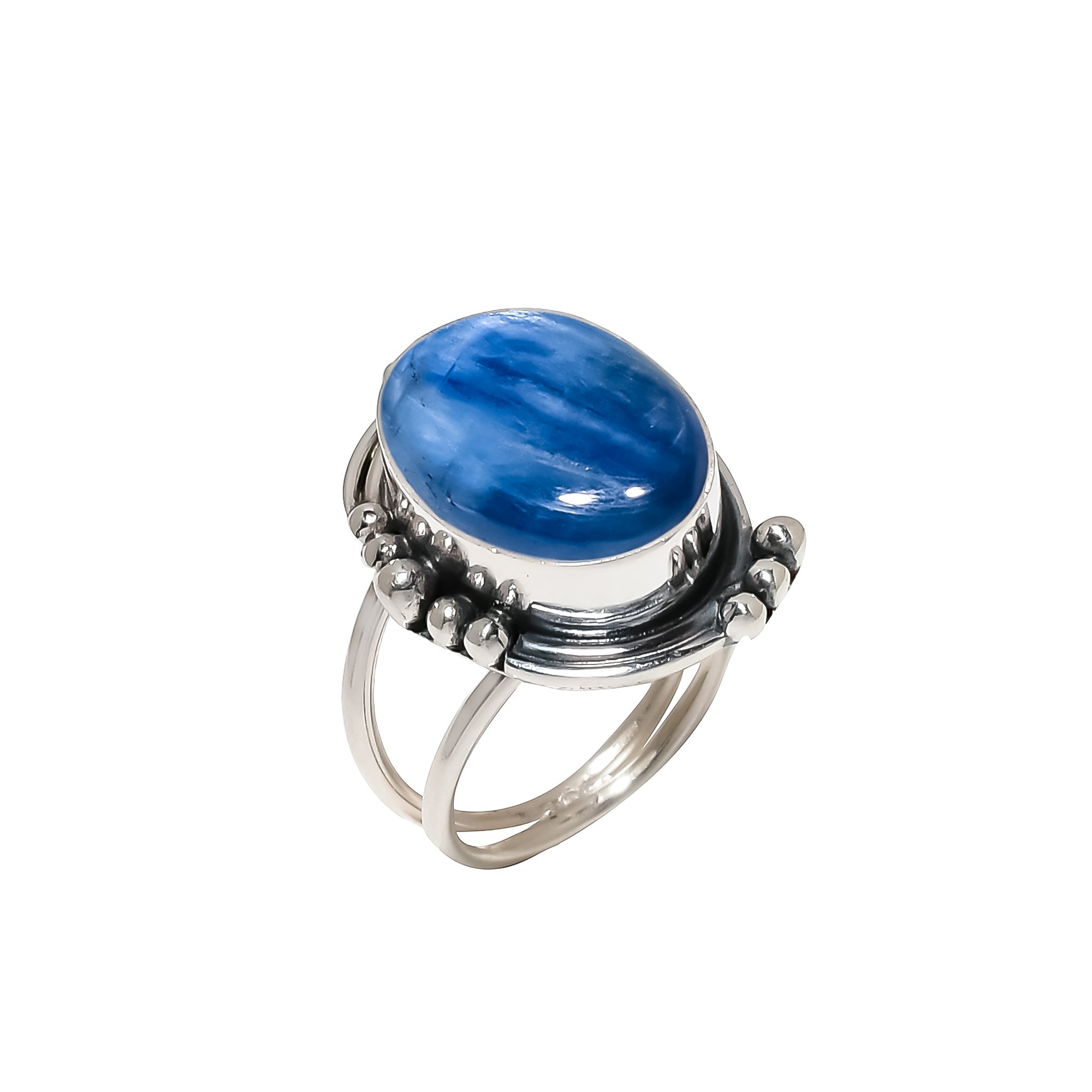 Kyanite - Nepal 925 Sterling Silver Ring