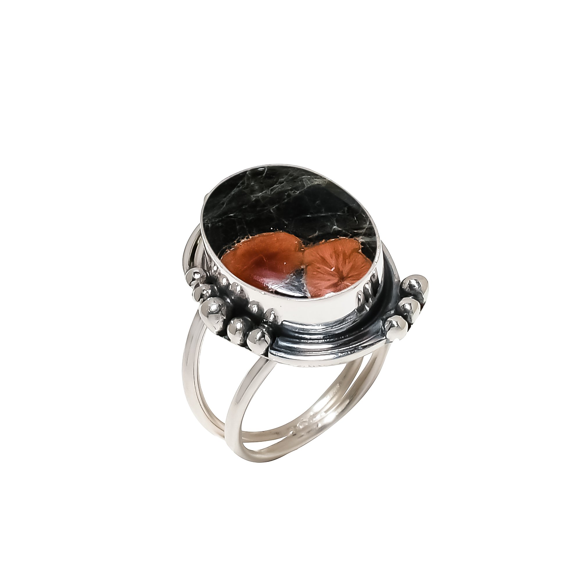 Peanut Obsidian - Sonora 925 Sterling Silver Ring
