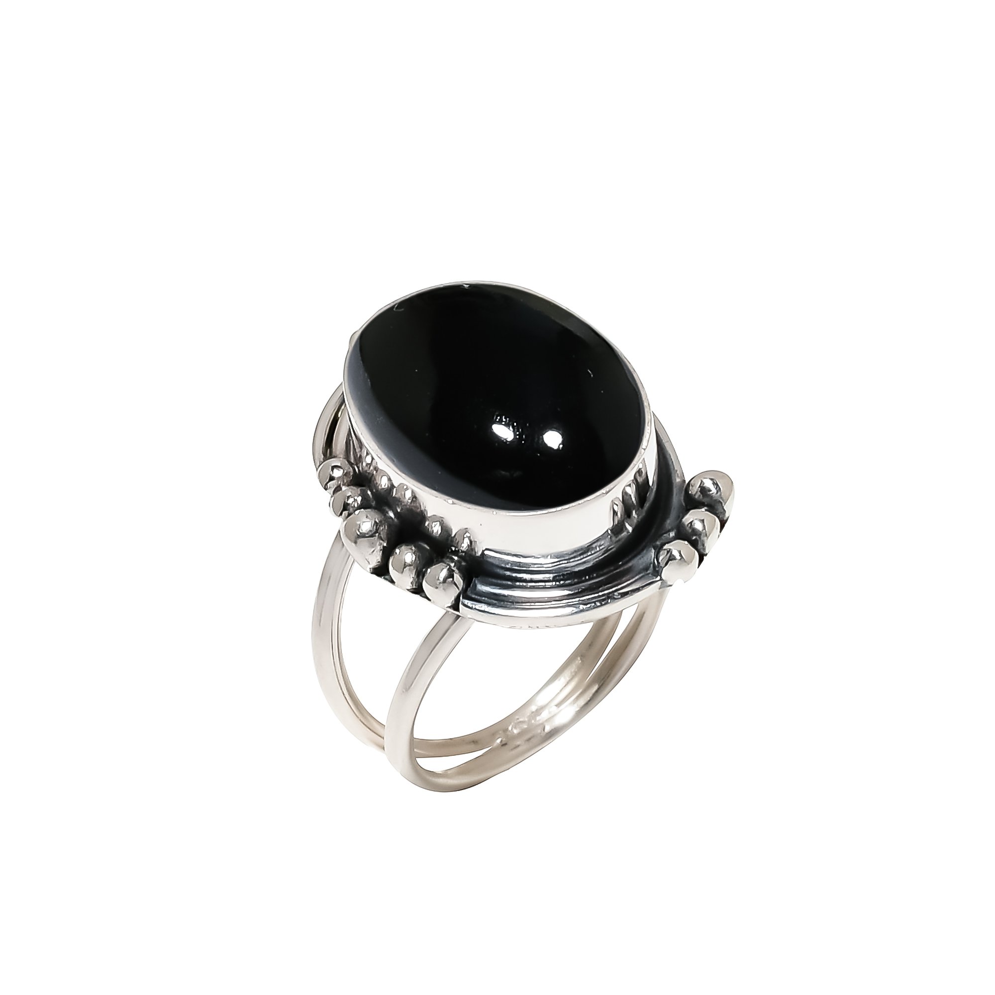Black Onyx - Brazil 925 Sterling Silver Ring