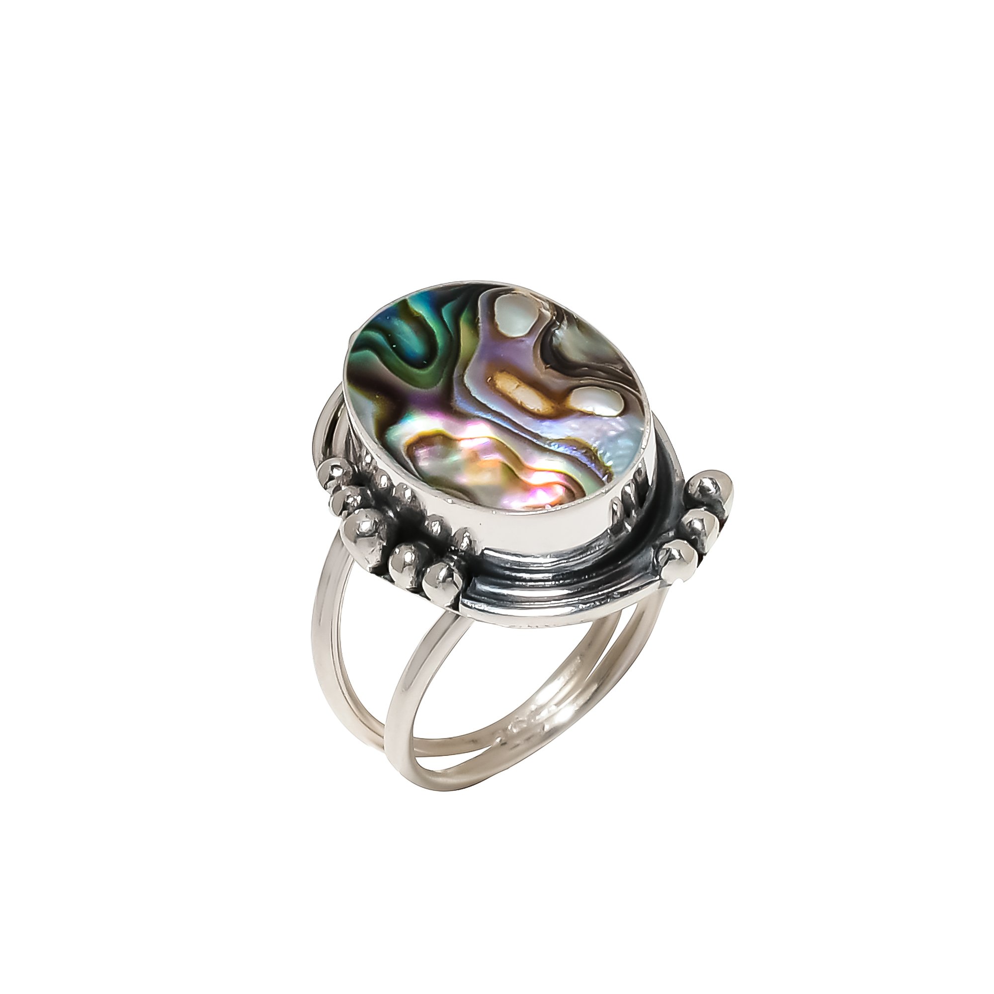 Mermaid Dream Abalone Shell - Australia 925 Sterling Silver Ring