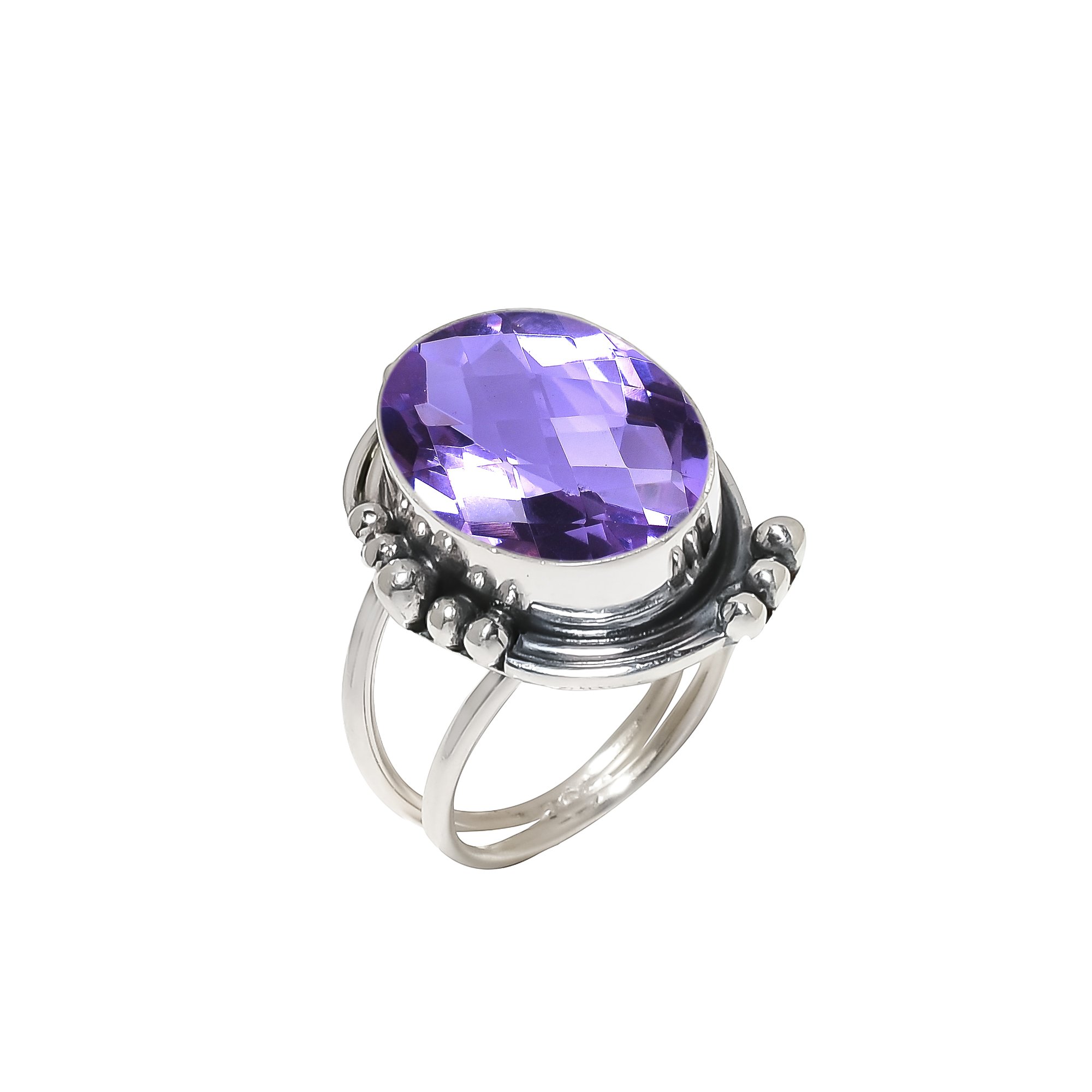 Colour Changing Alexandrite - Simulated 925 Sterling Silver Ring