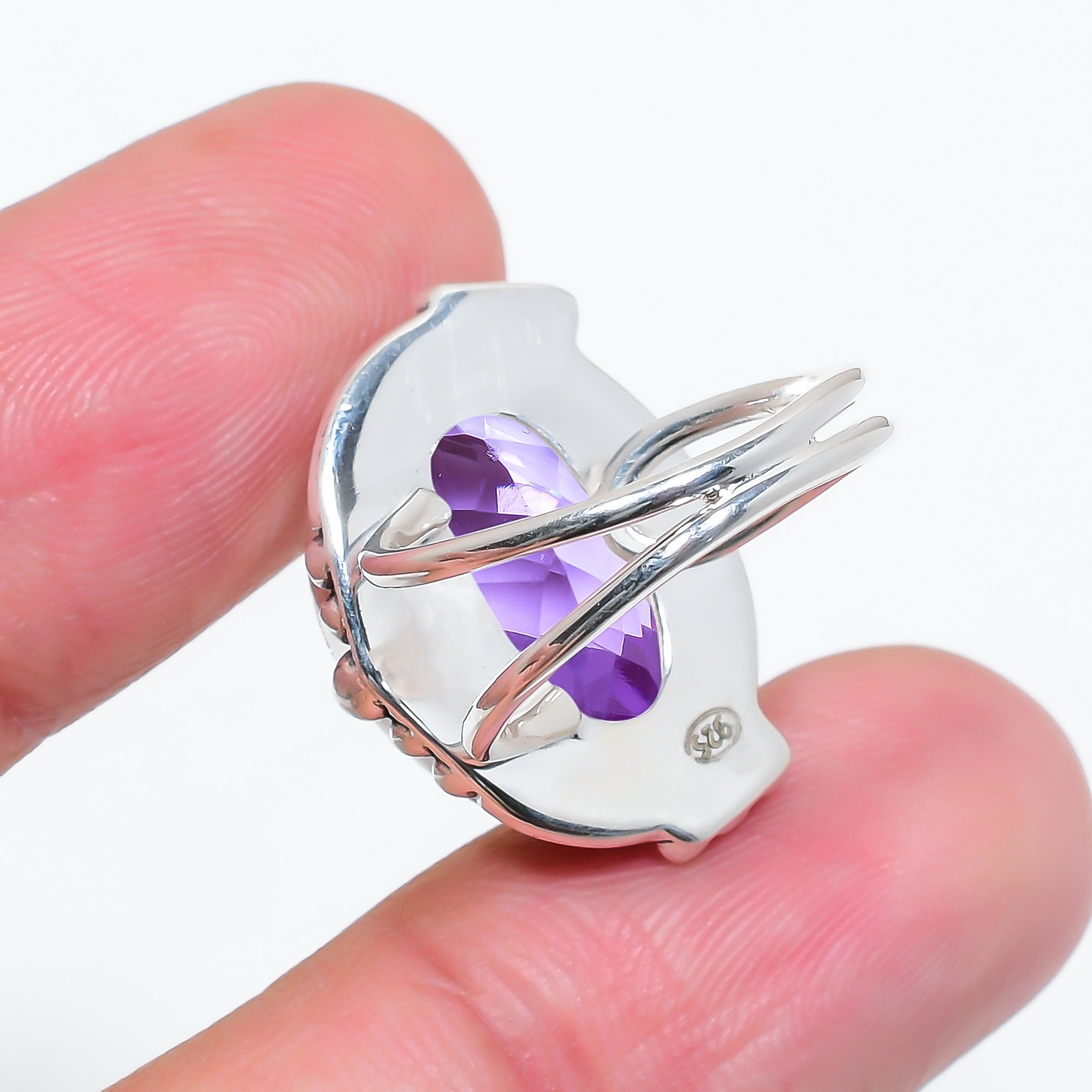 Colour Changing Alexandrite - Simulated 925 Sterling Silver Ring