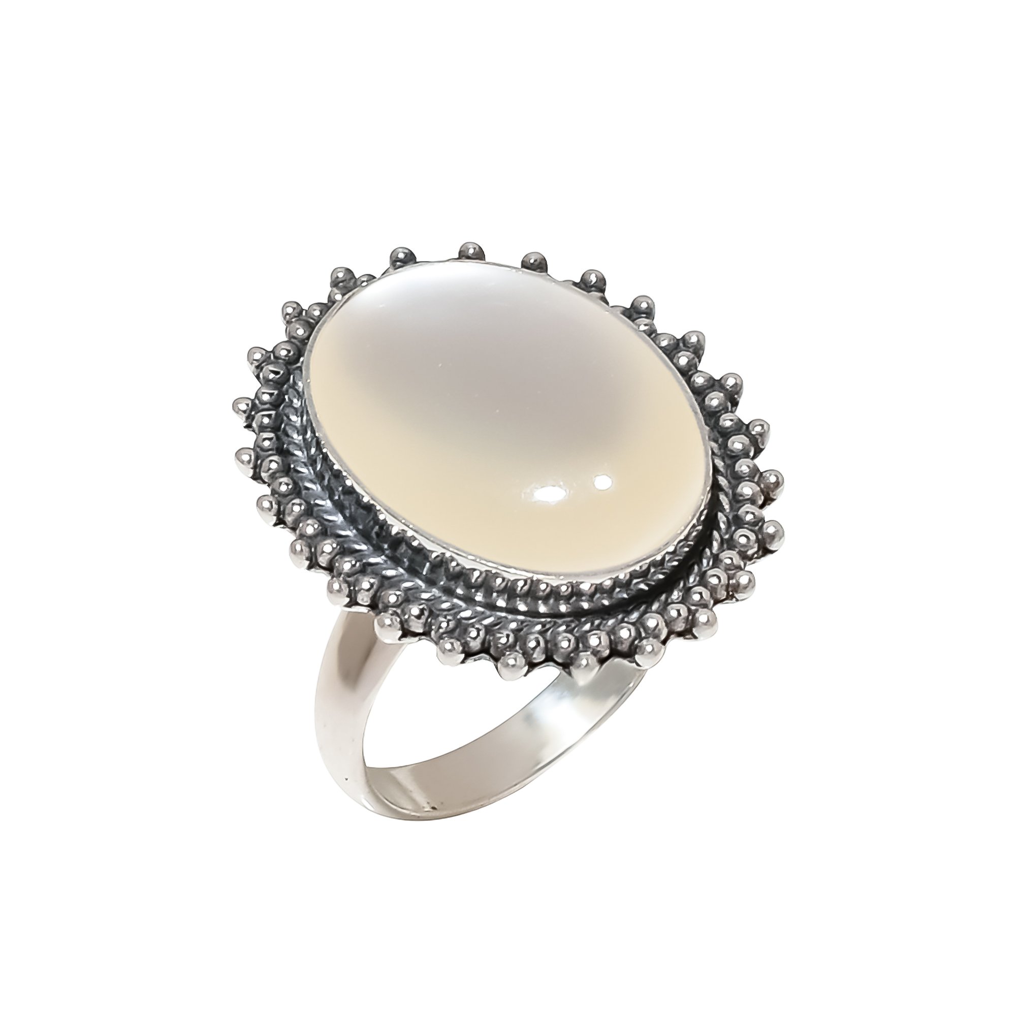 Mabe Pearl - Simulated 925 Sterling Silver Ring
