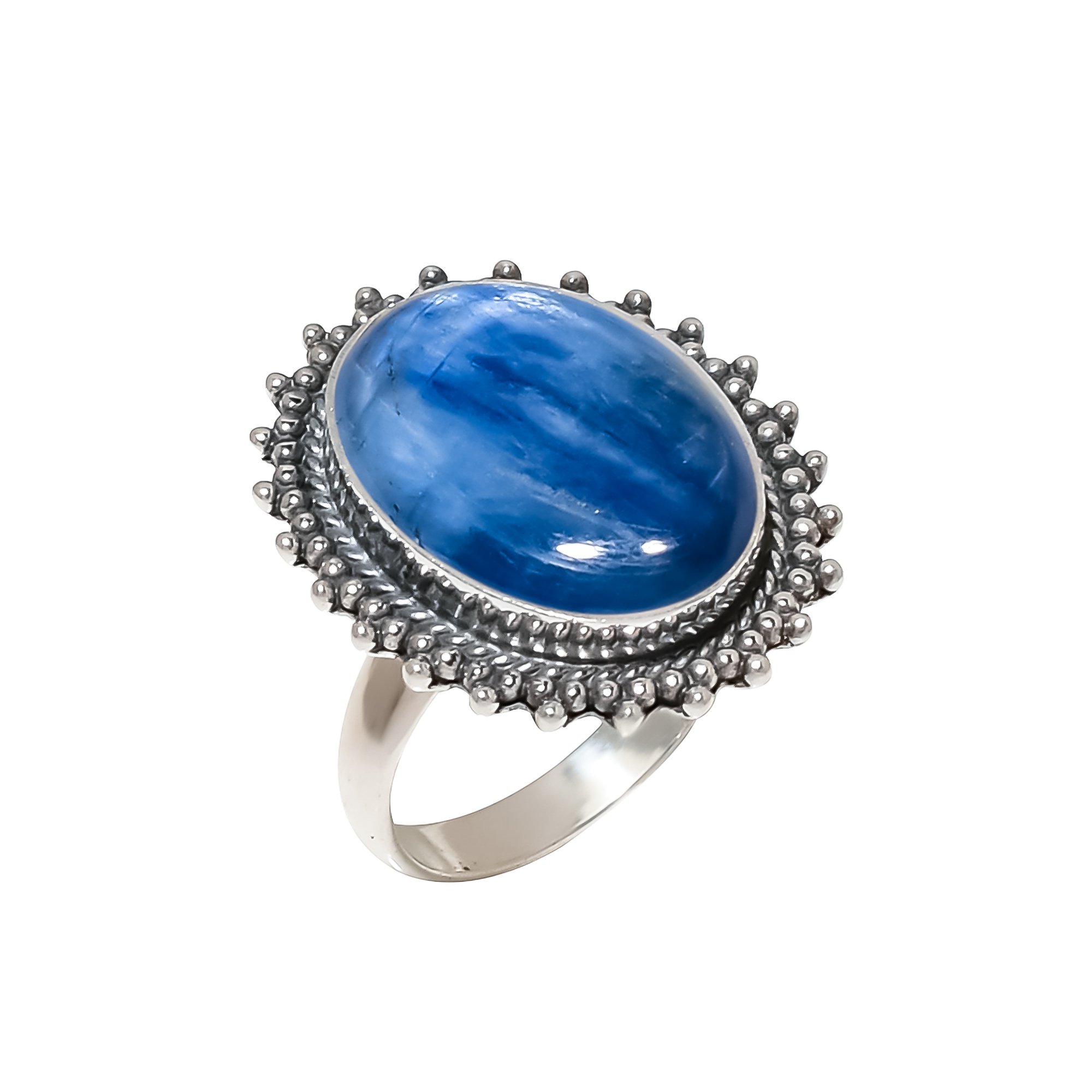 Kyanite - Nepal 925 Sterling Silver Ring