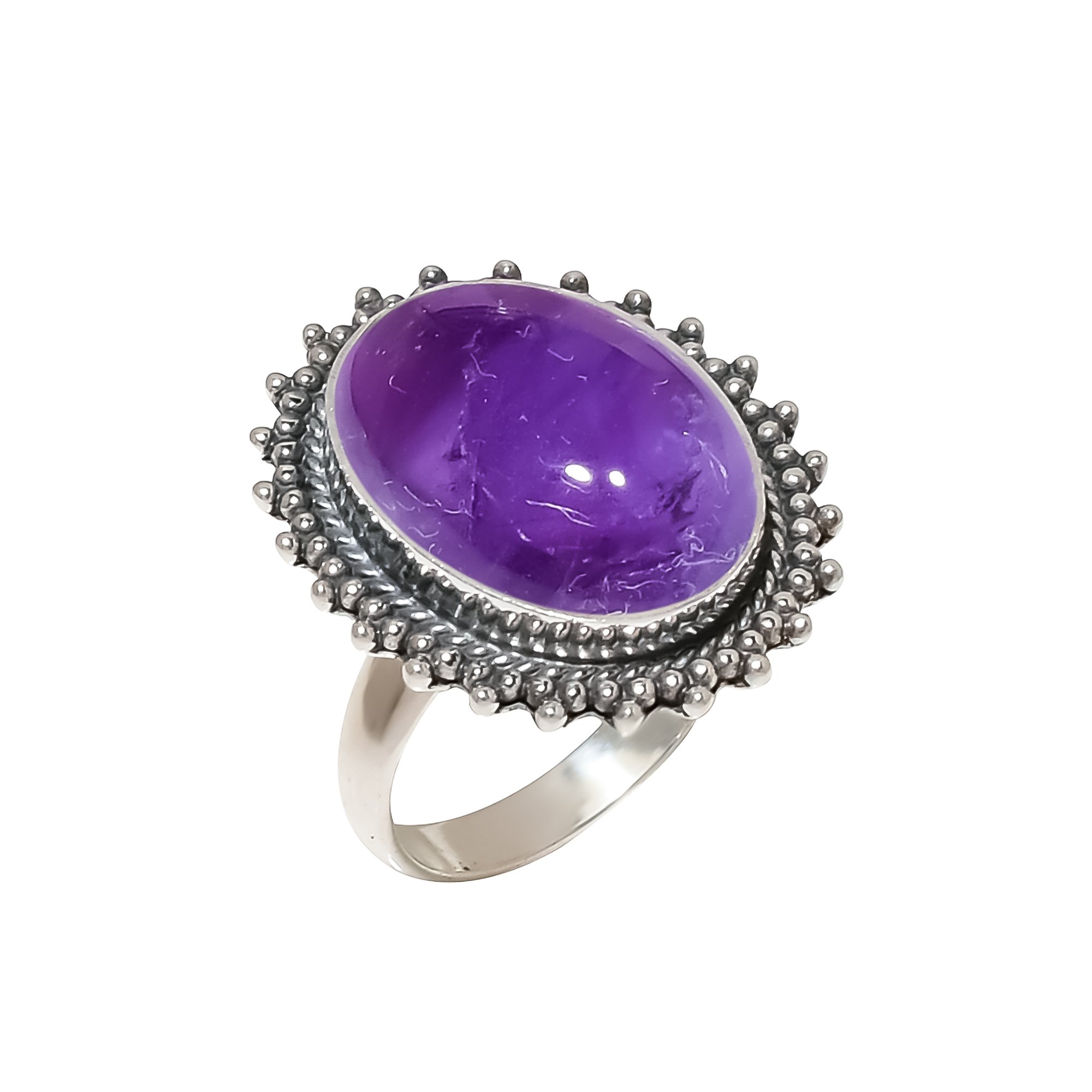 Purple Amethyst - Mashamba 925 Sterling Silver Ring
