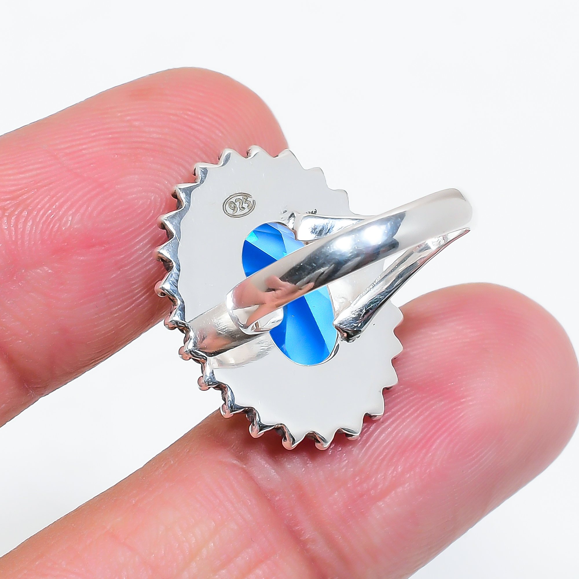Tanzanite - Simulated 925 Sterling Silver Ring
