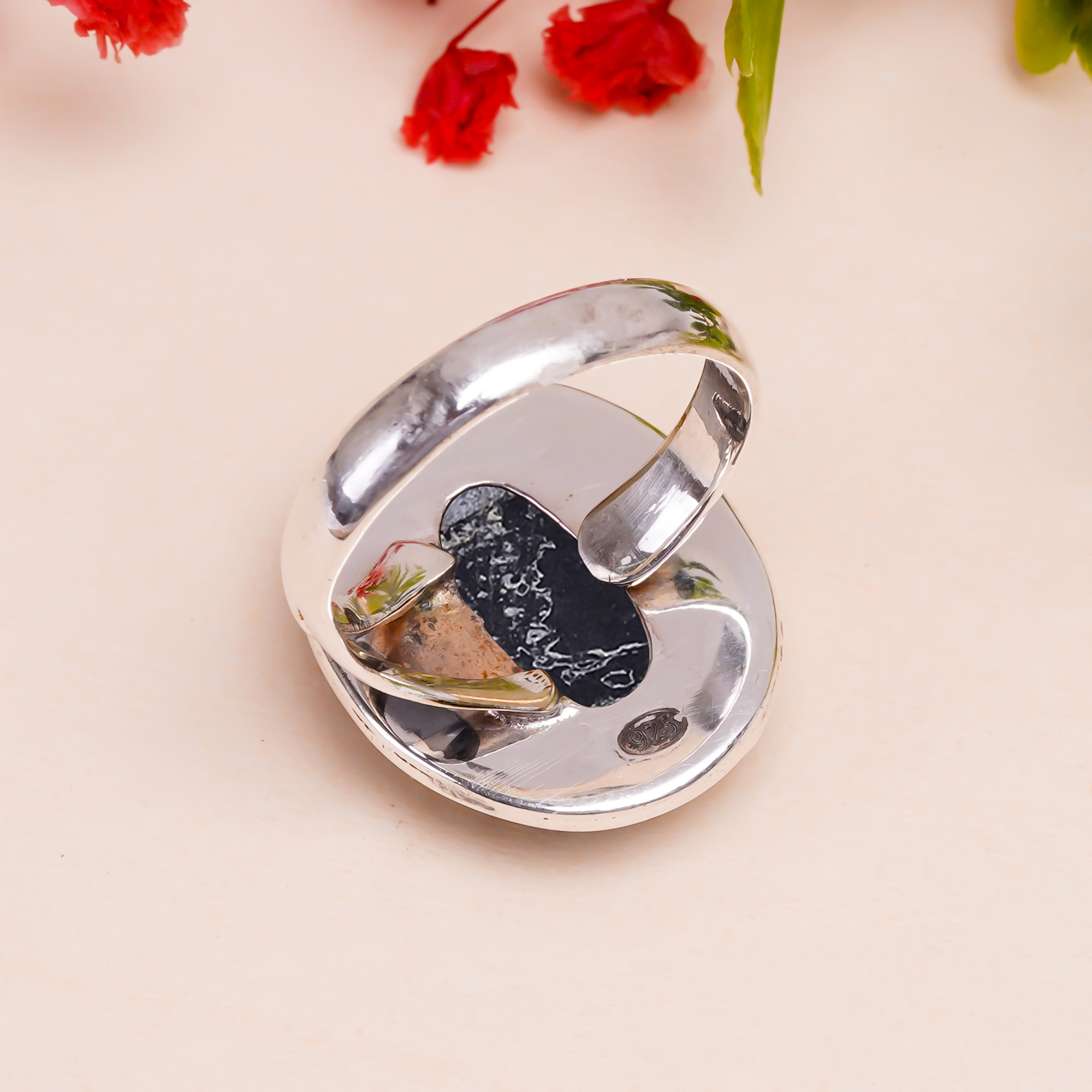 Mermaid Dream Abalone Shell - Australia Gemstone 925 Sterling Silver Ring