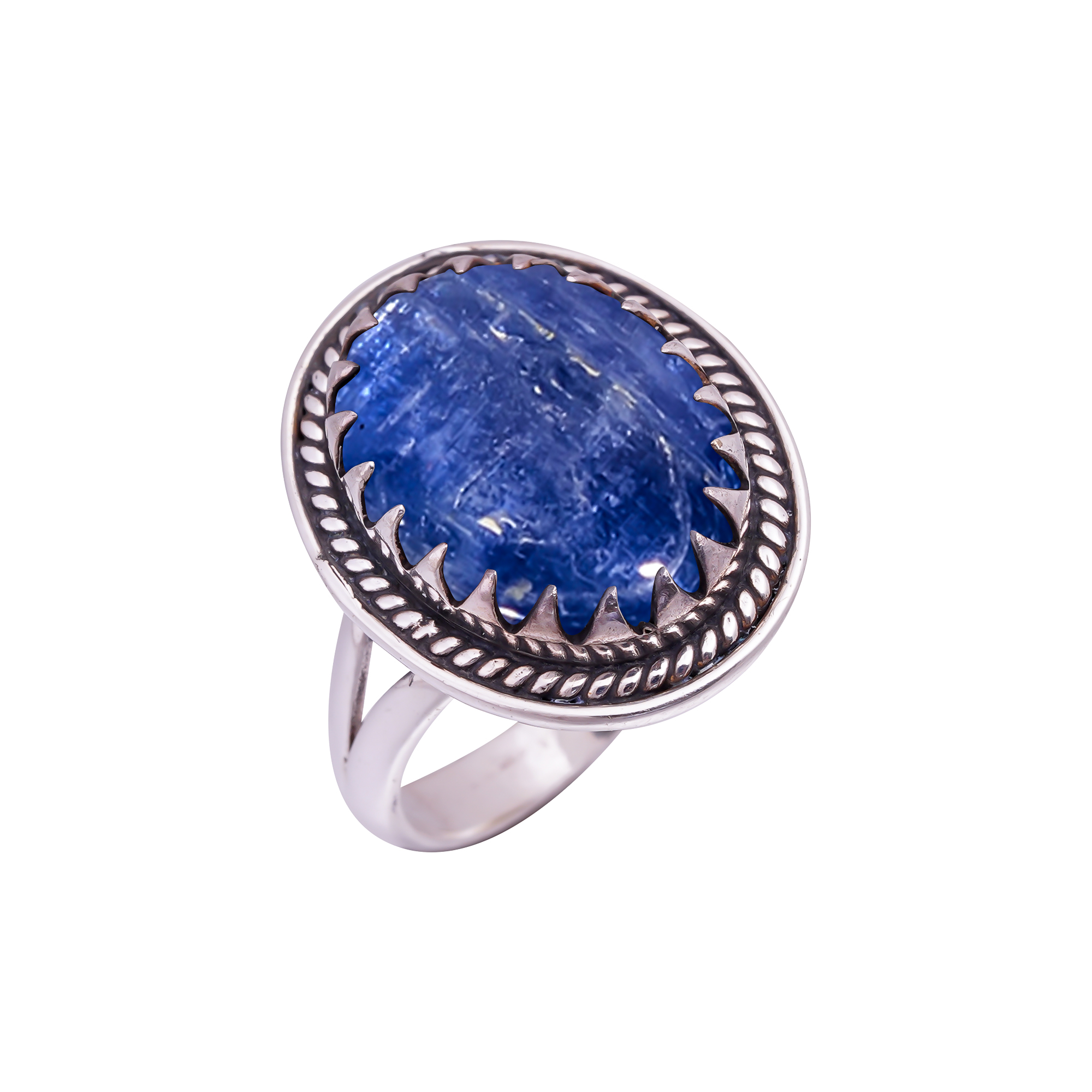 Kyanite - Nepal Gemstone 925 Sterling Silver Ring