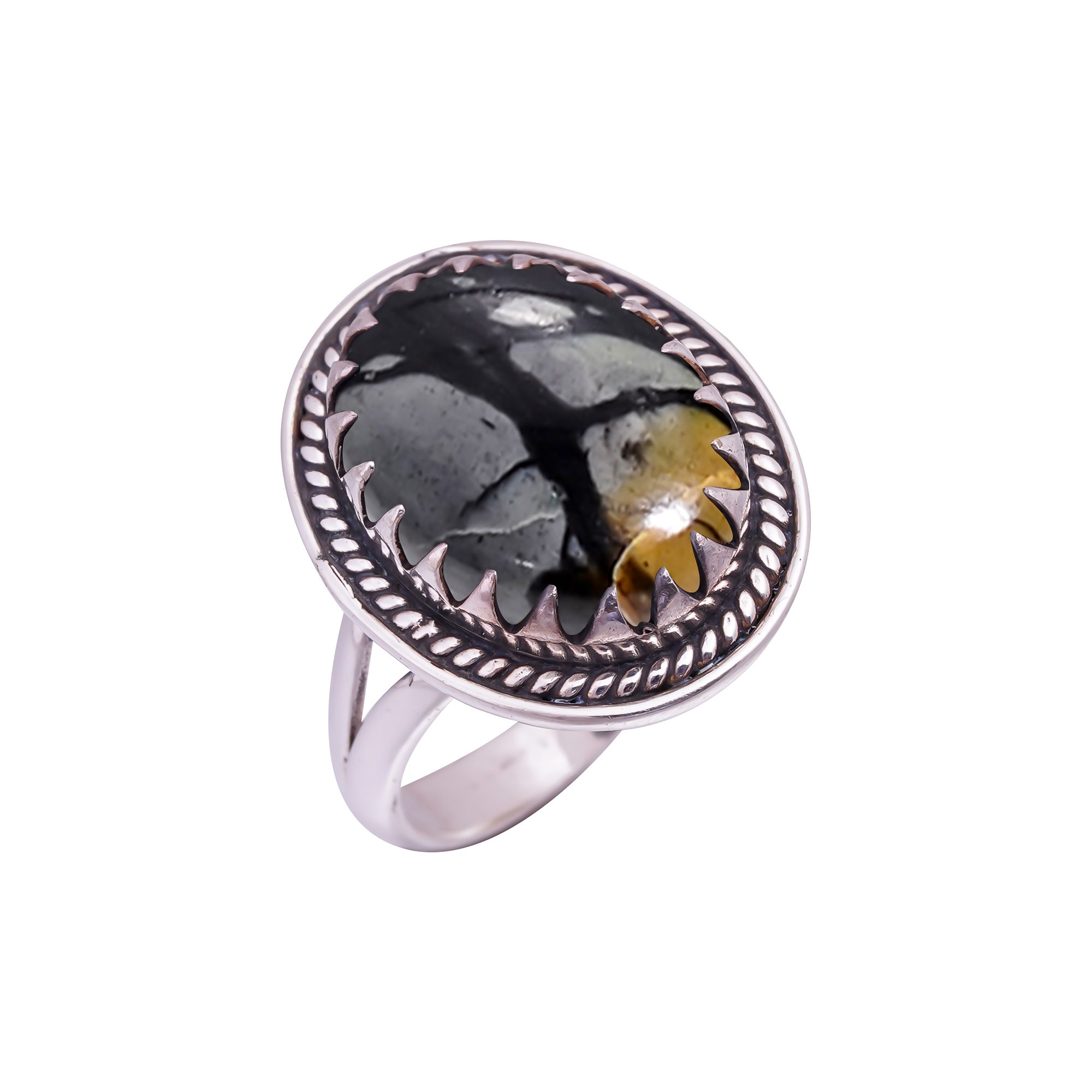 Picasso Jasper - Utah Gemstone 925 Sterling Silver Ring