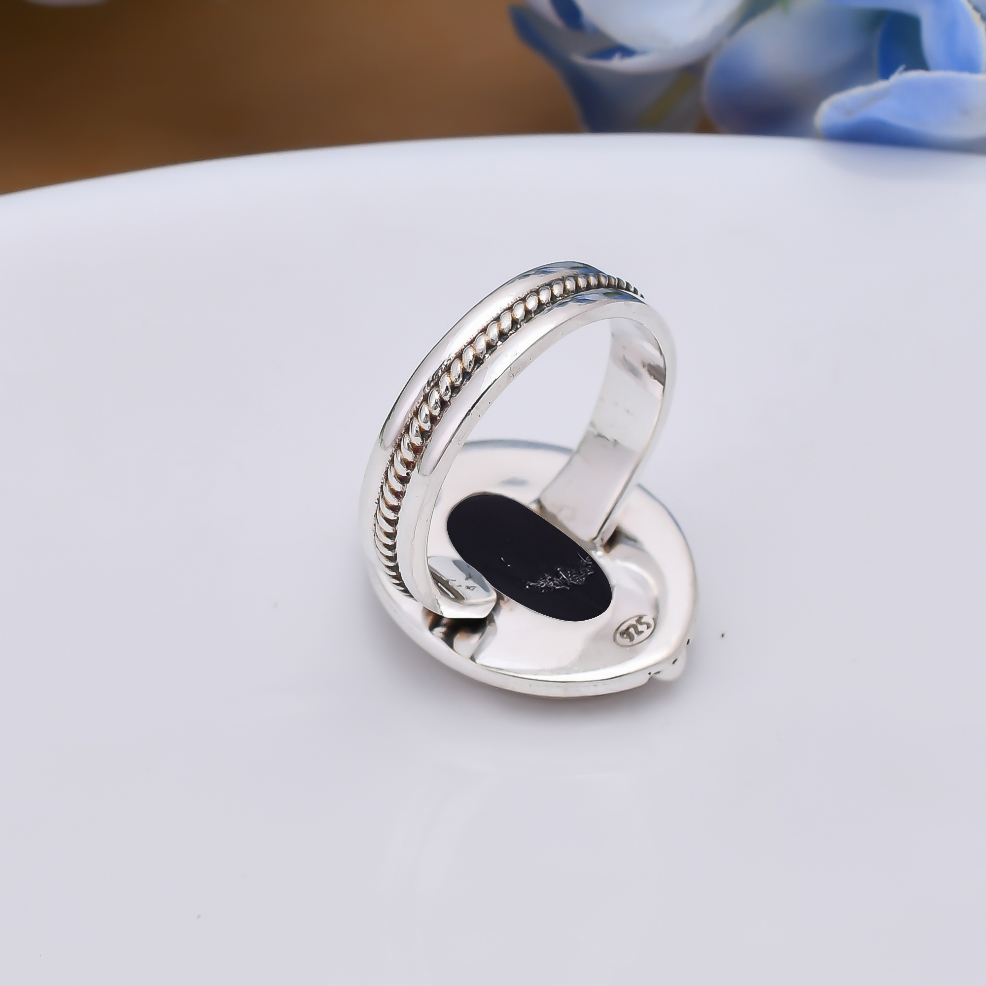 Black Onyx - Brazil 925 Sterling Silver Ring