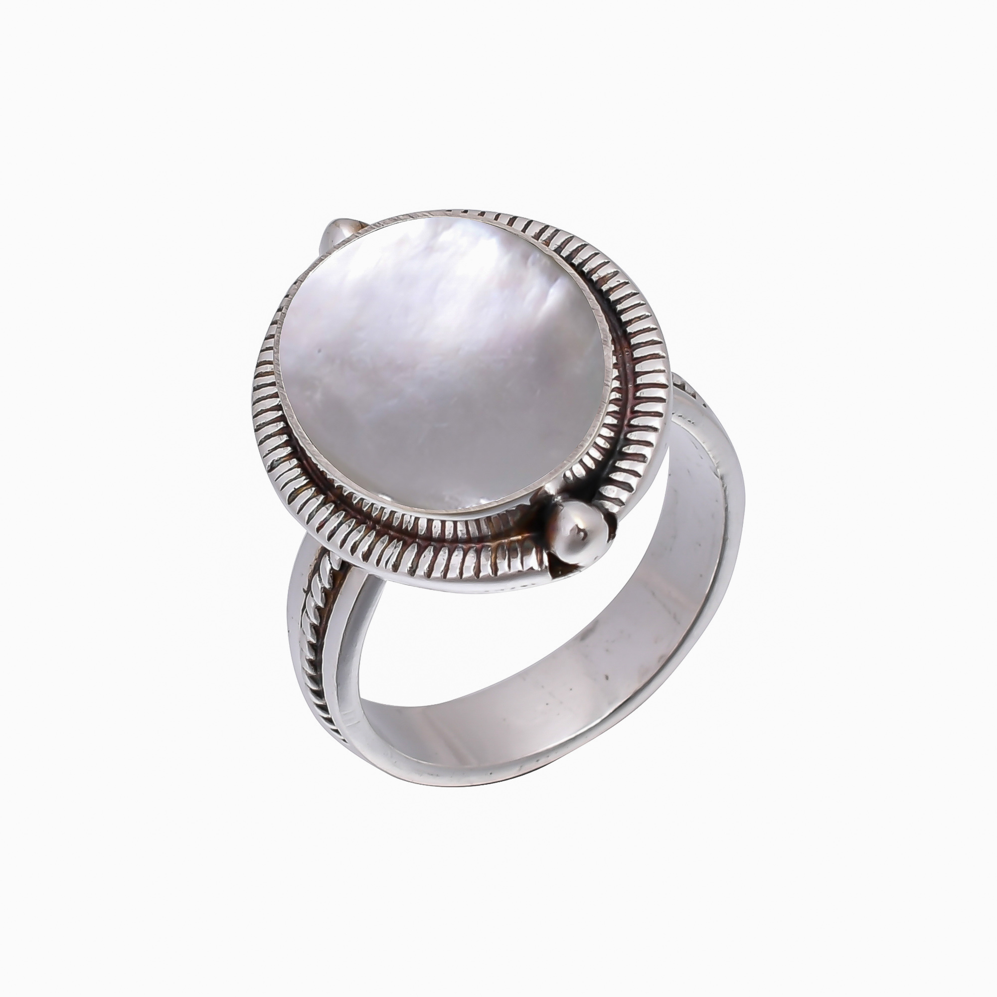 Mother Of Pearl - Australia 925 Sterling Silver Ring