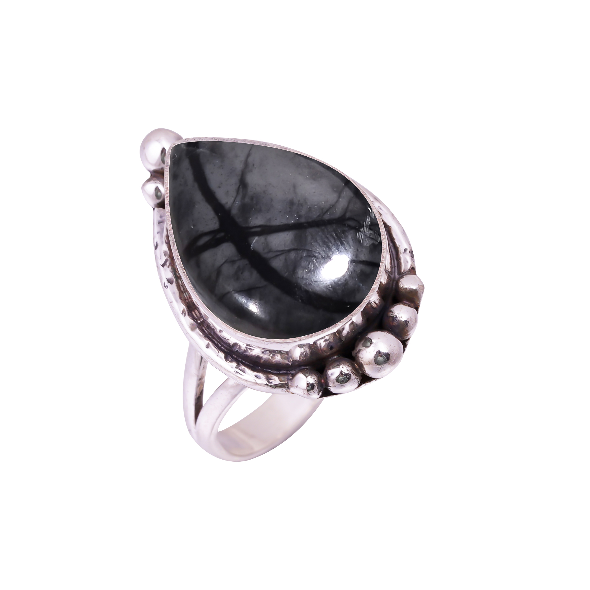 Picasso Jasper - Utah Gemstone 925 Sterling Silver Ring
