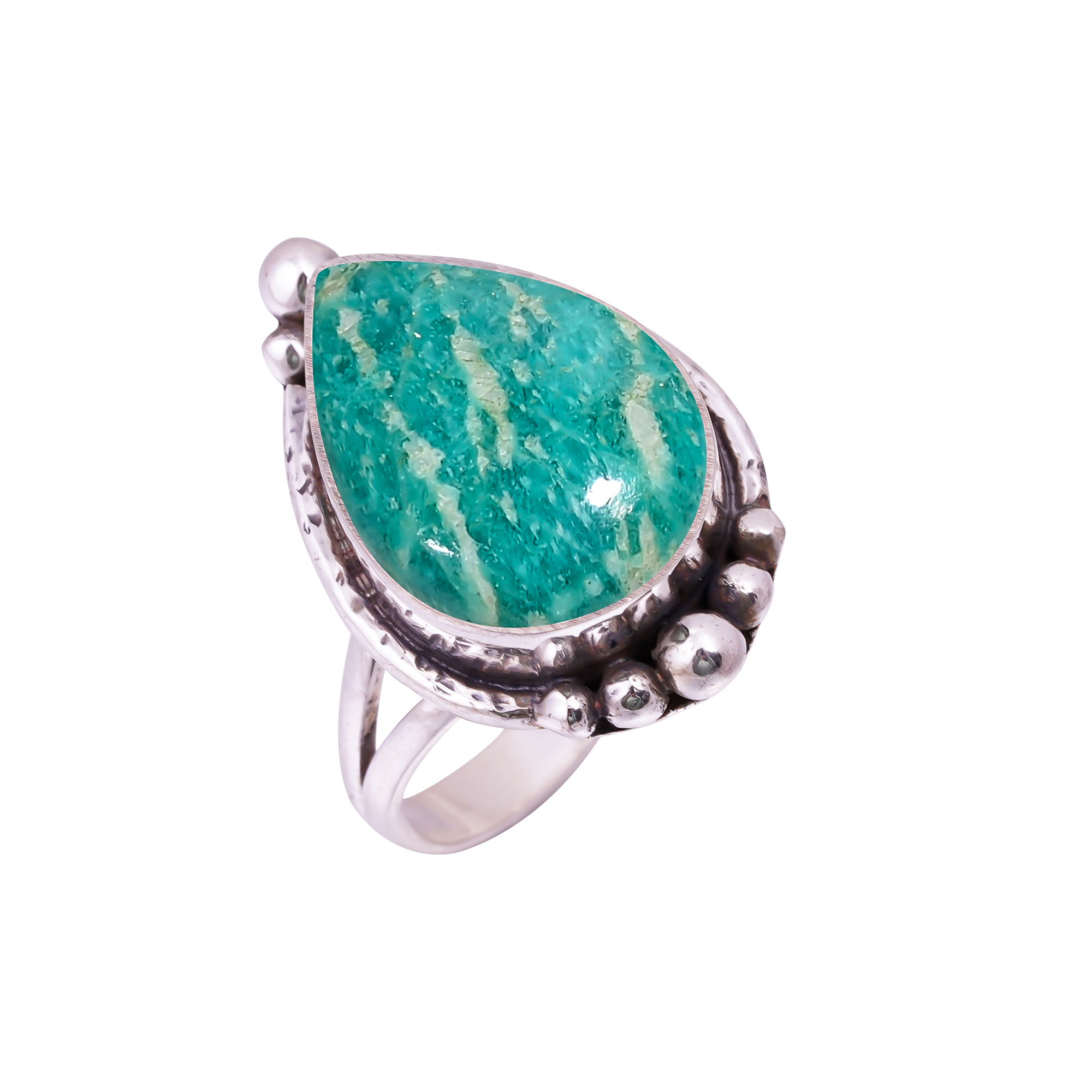 Amazonite - Colorado Mines Gemstone 925 Sterling Silver Ring