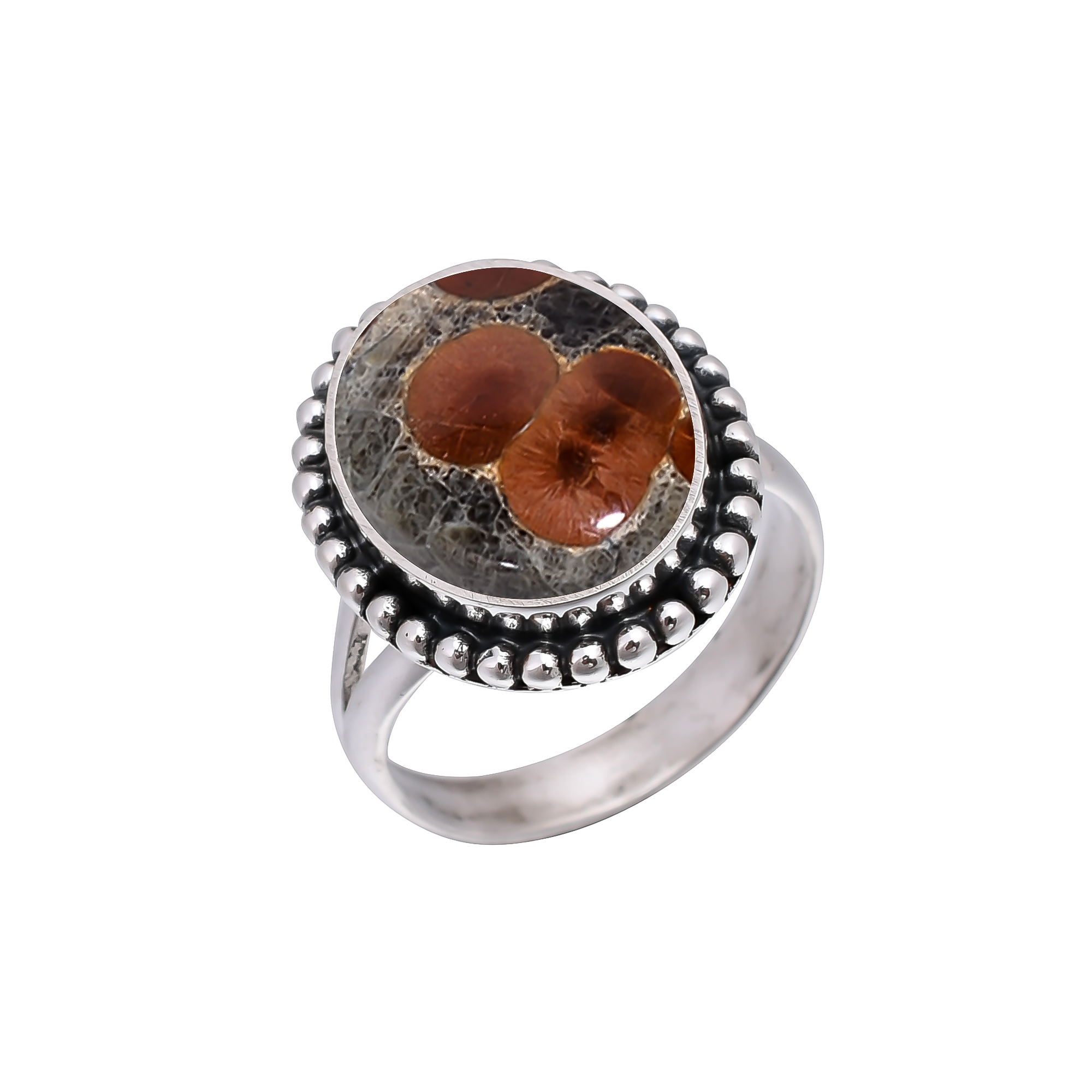 Peanut Obsidian - Sonora 925 Sterling Silver Ring