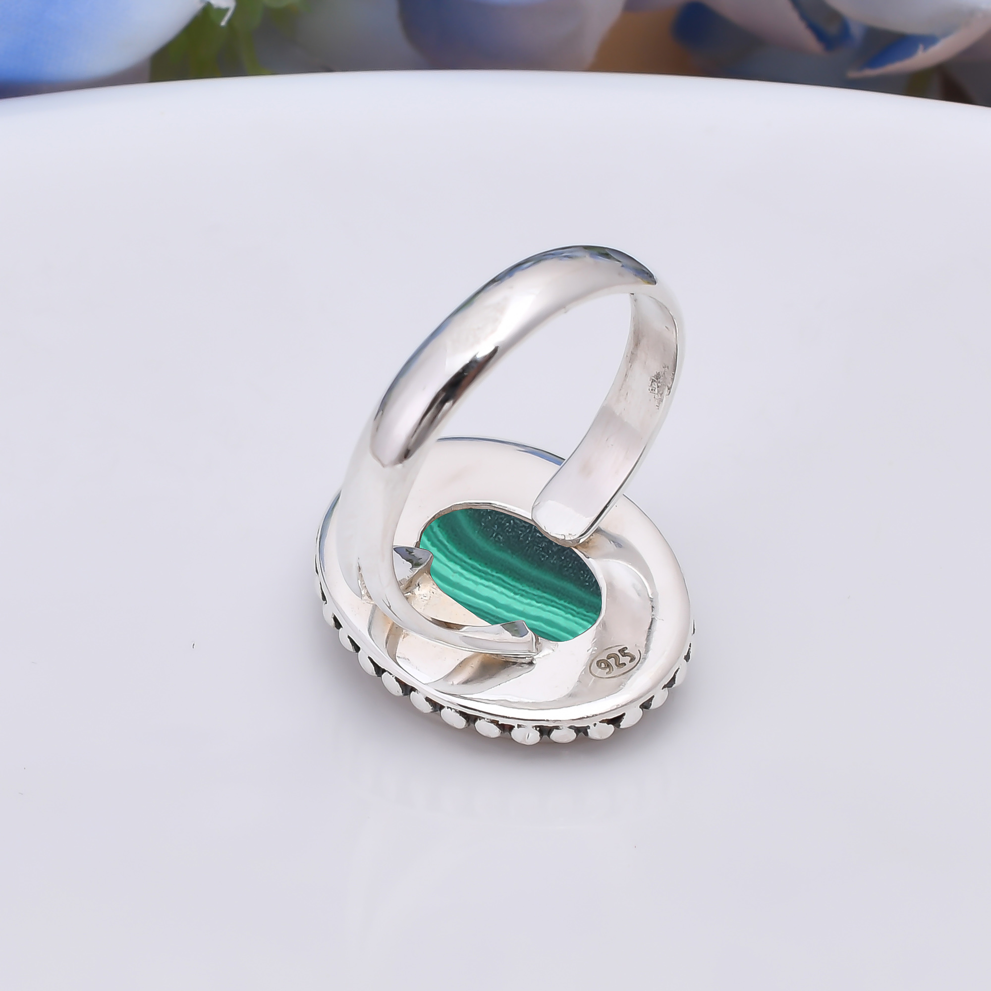 Malachite - Congo 925 Sterling Silver Ring