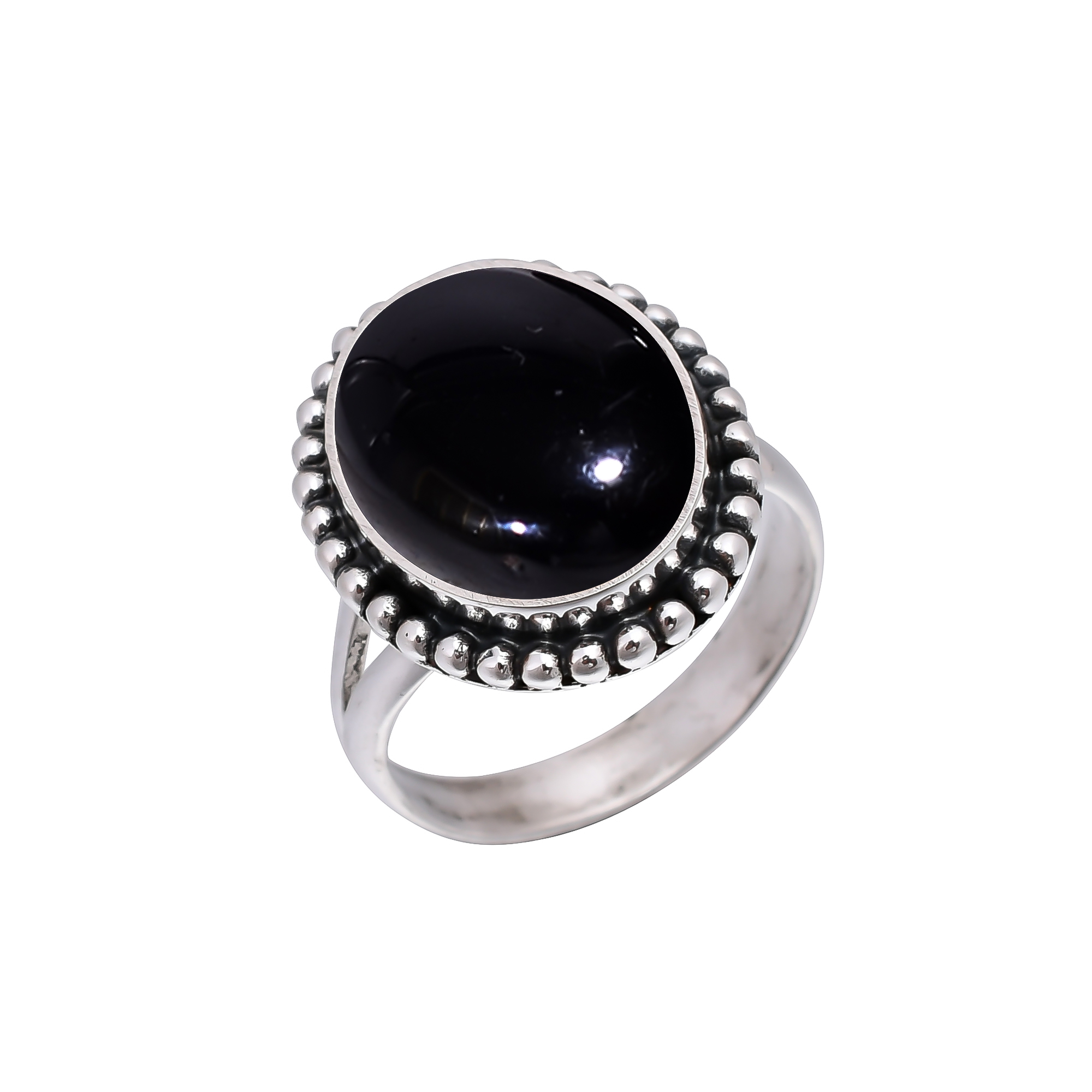 Black Onyx - Brazil 925 Sterling Silver Ring