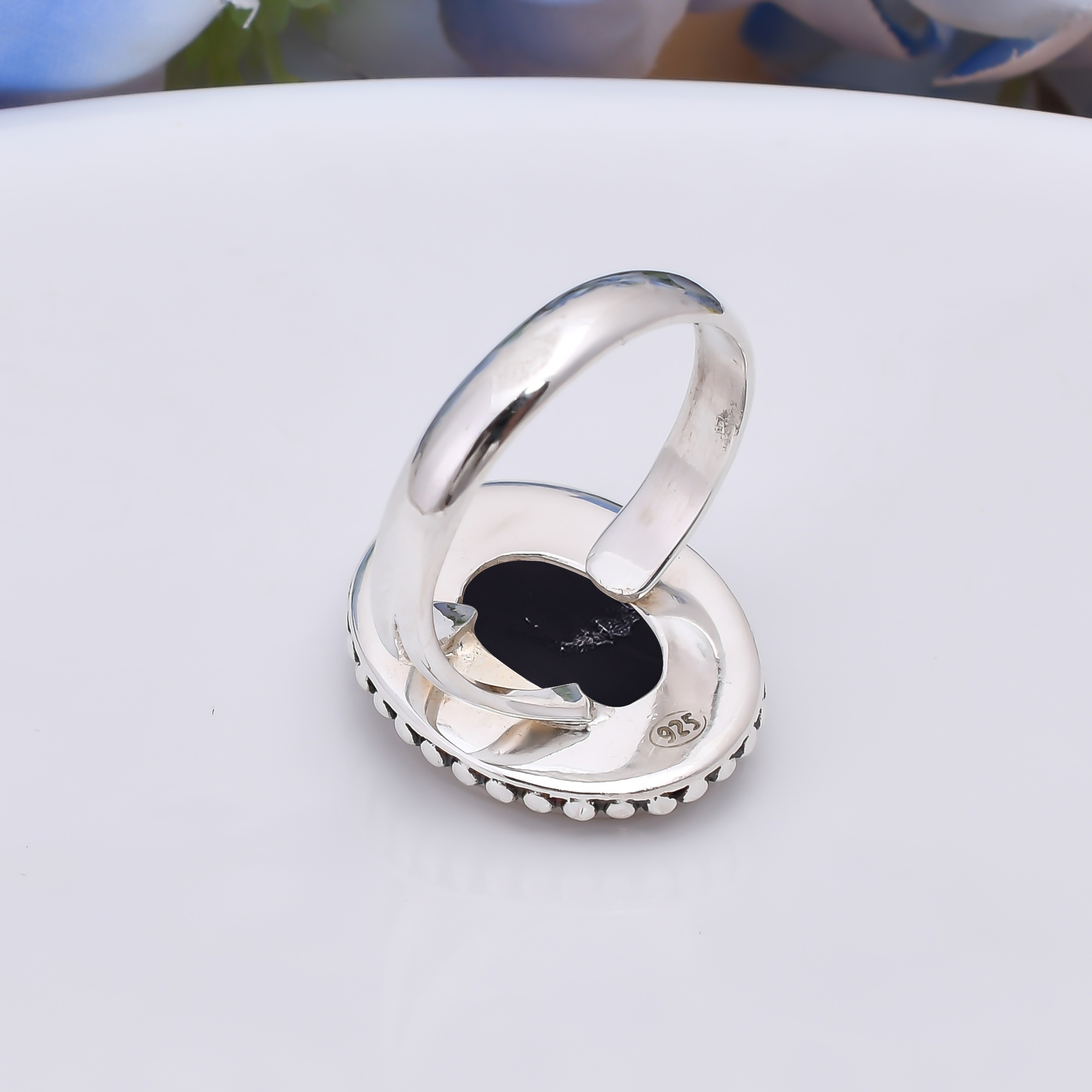Black Onyx - Brazil 925 Sterling Silver Ring