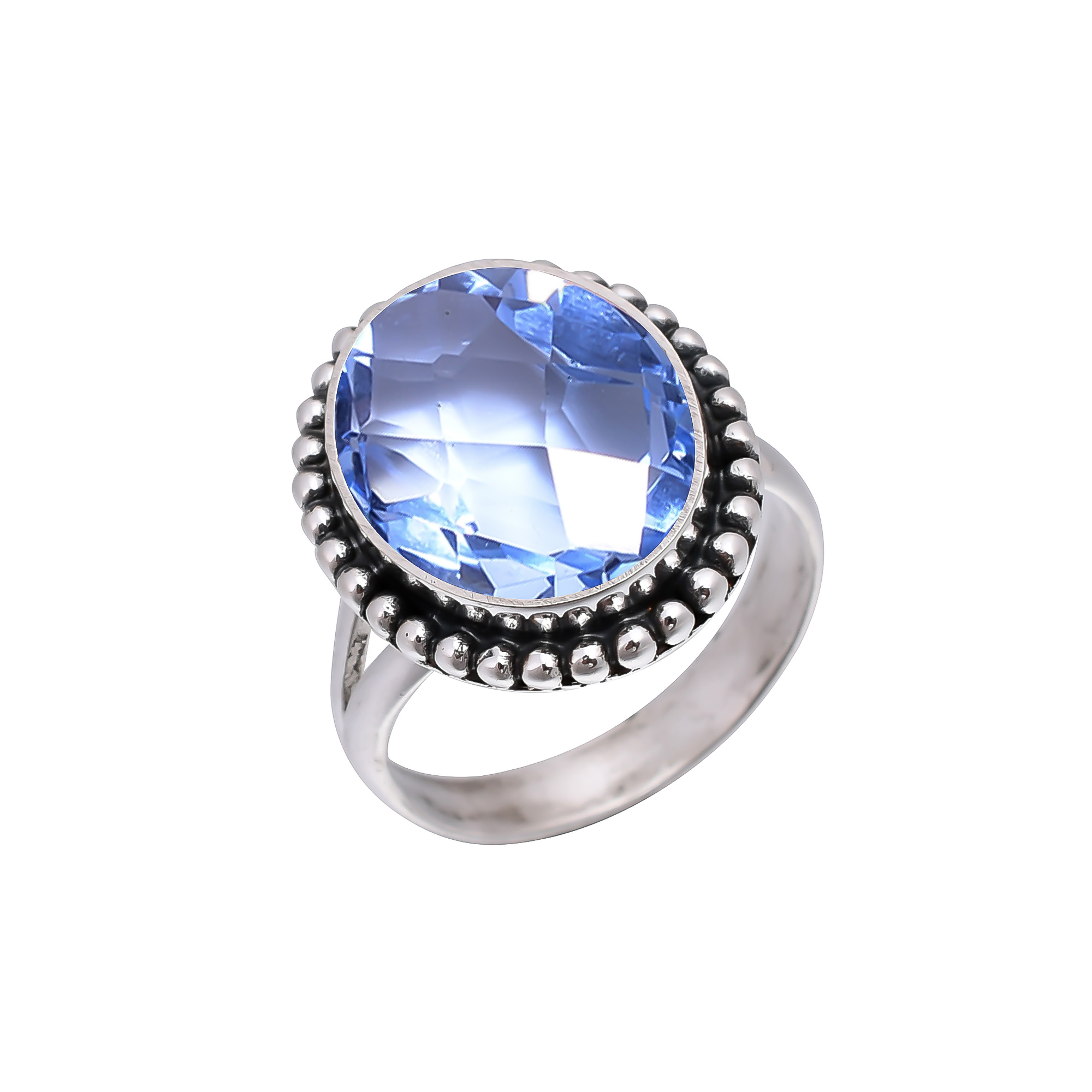 Tanzanite - Simulated 925 Sterling Silver Ring