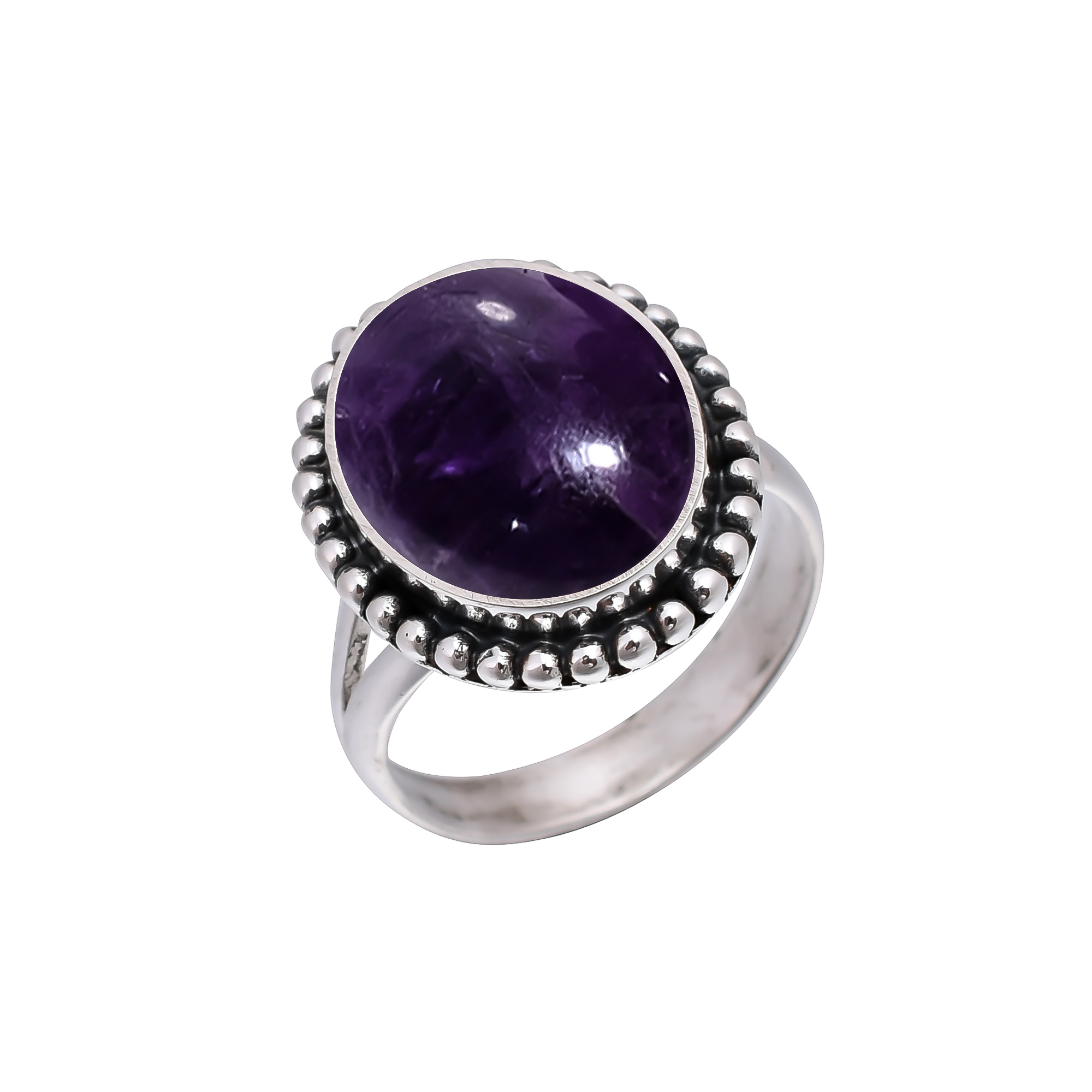 Purple Amethyst - Mashamba 925 Sterling Silver Ring