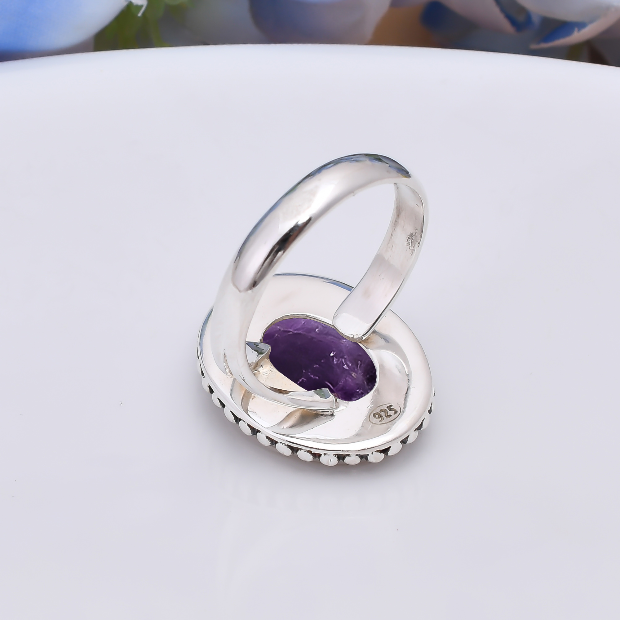 Purple Amethyst - Mashamba 925 Sterling Silver Ring