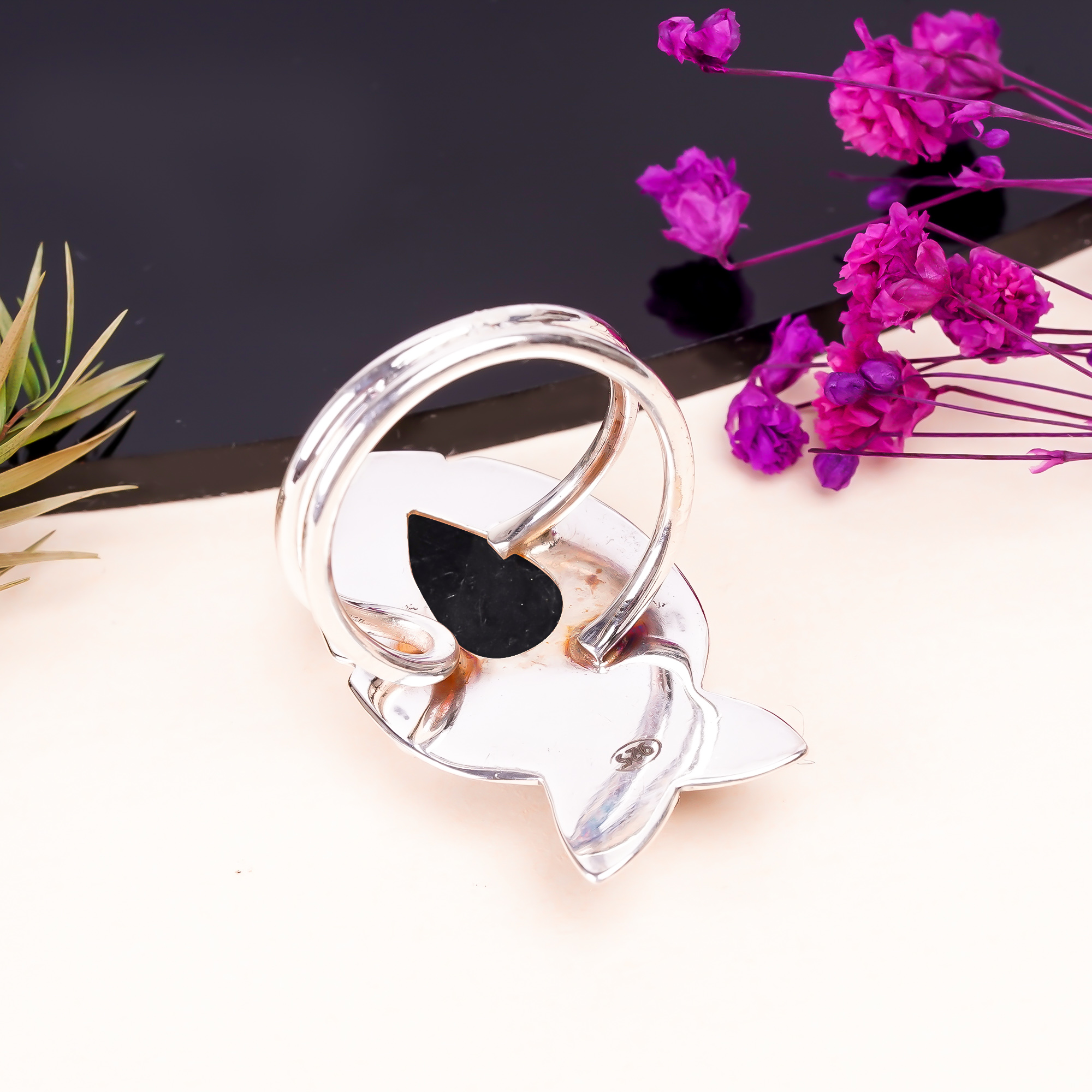 Picasso Jasper - Utah Gemstone 925 Sterling Silver Ring
