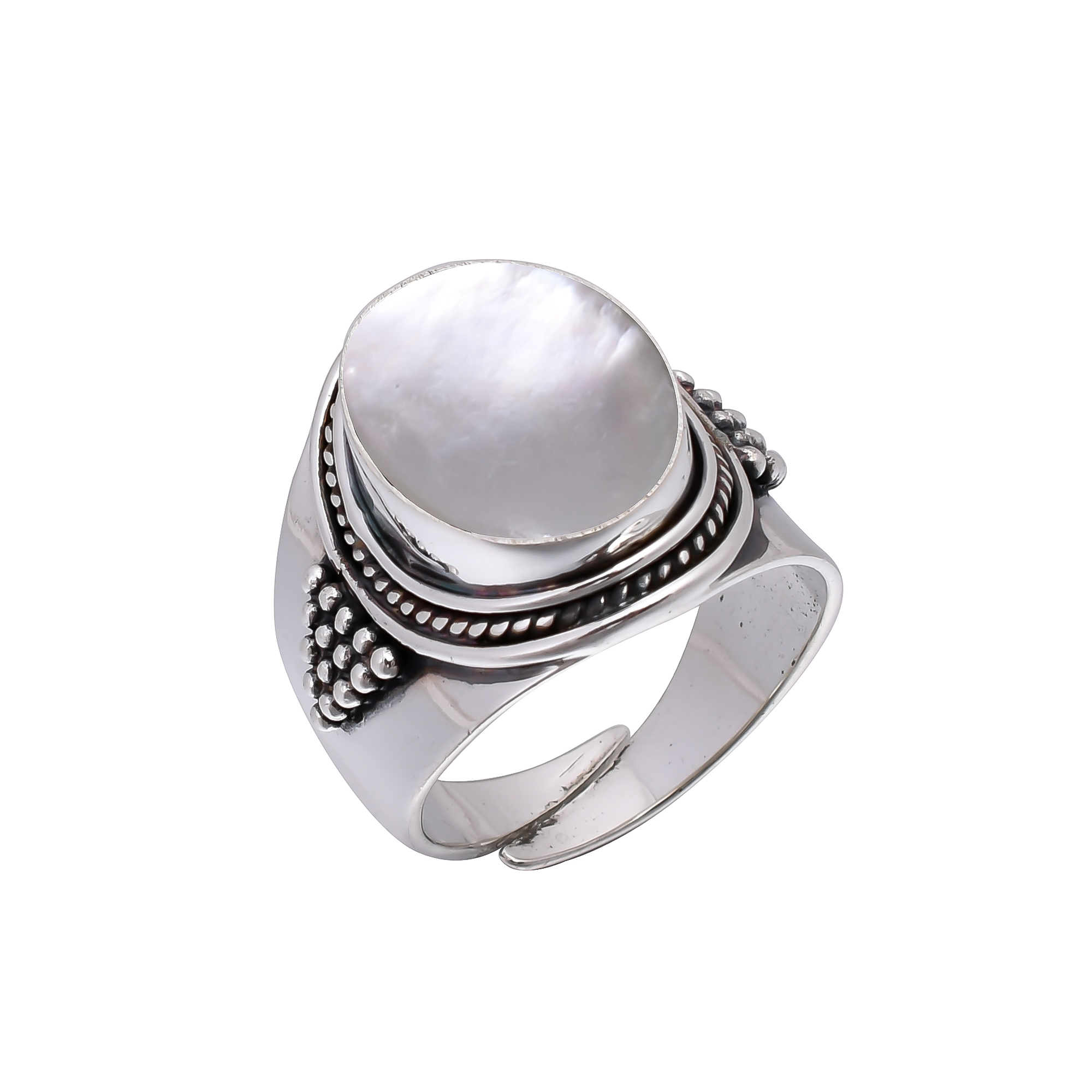 Mother Of Pearl - Australia 925 Sterling Silver Ring