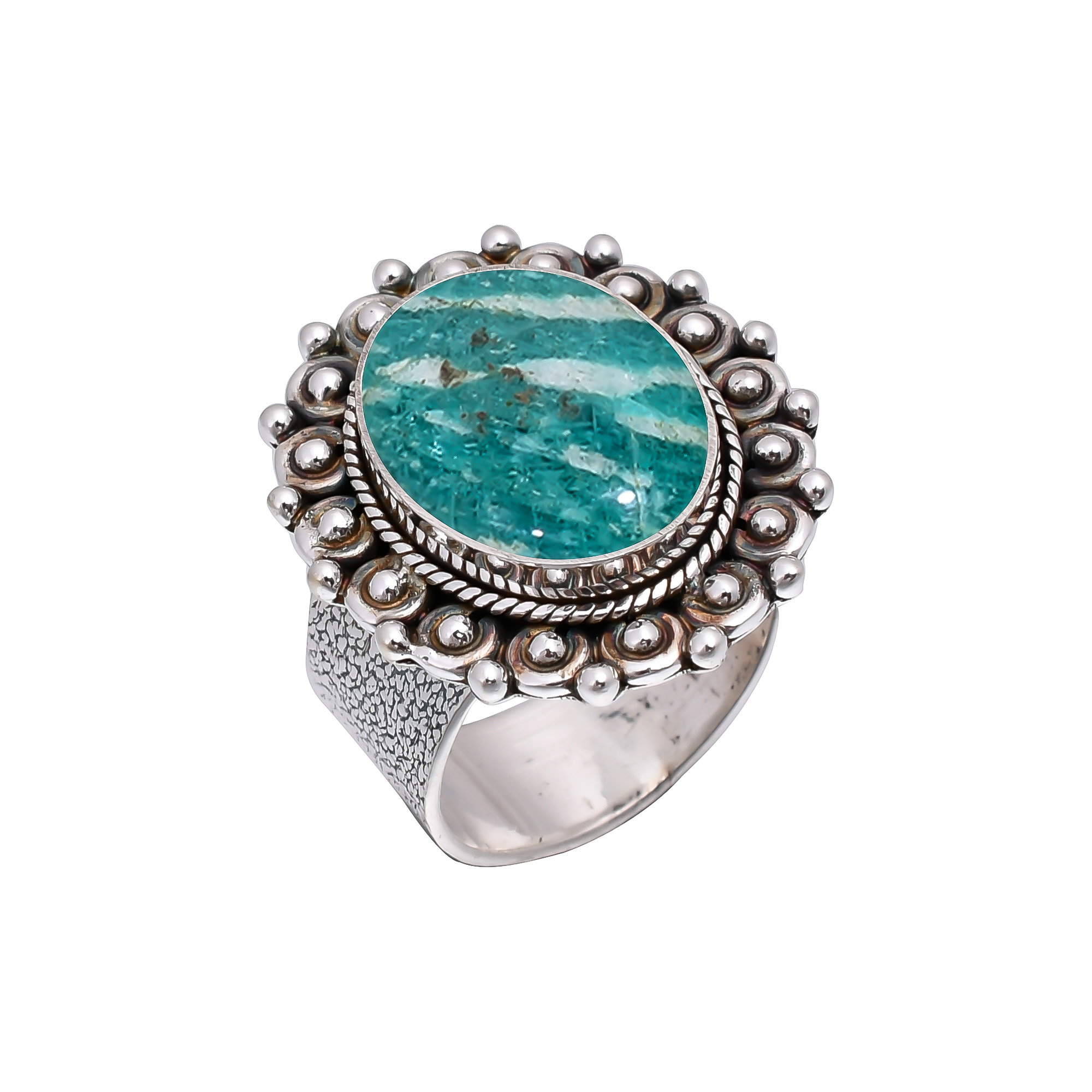 Amazonite - Colorado Mines 925 Sterling Silver Ring
