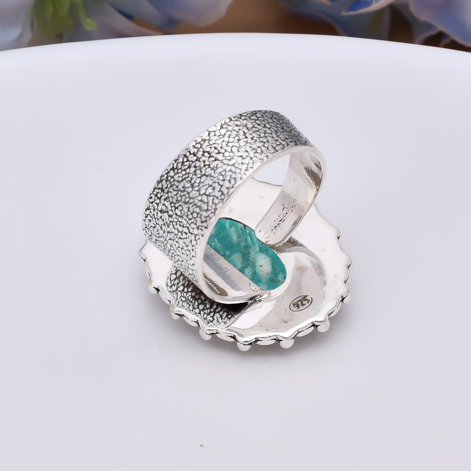 Amazonite - Colorado Mines 925 Sterling Silver Ring