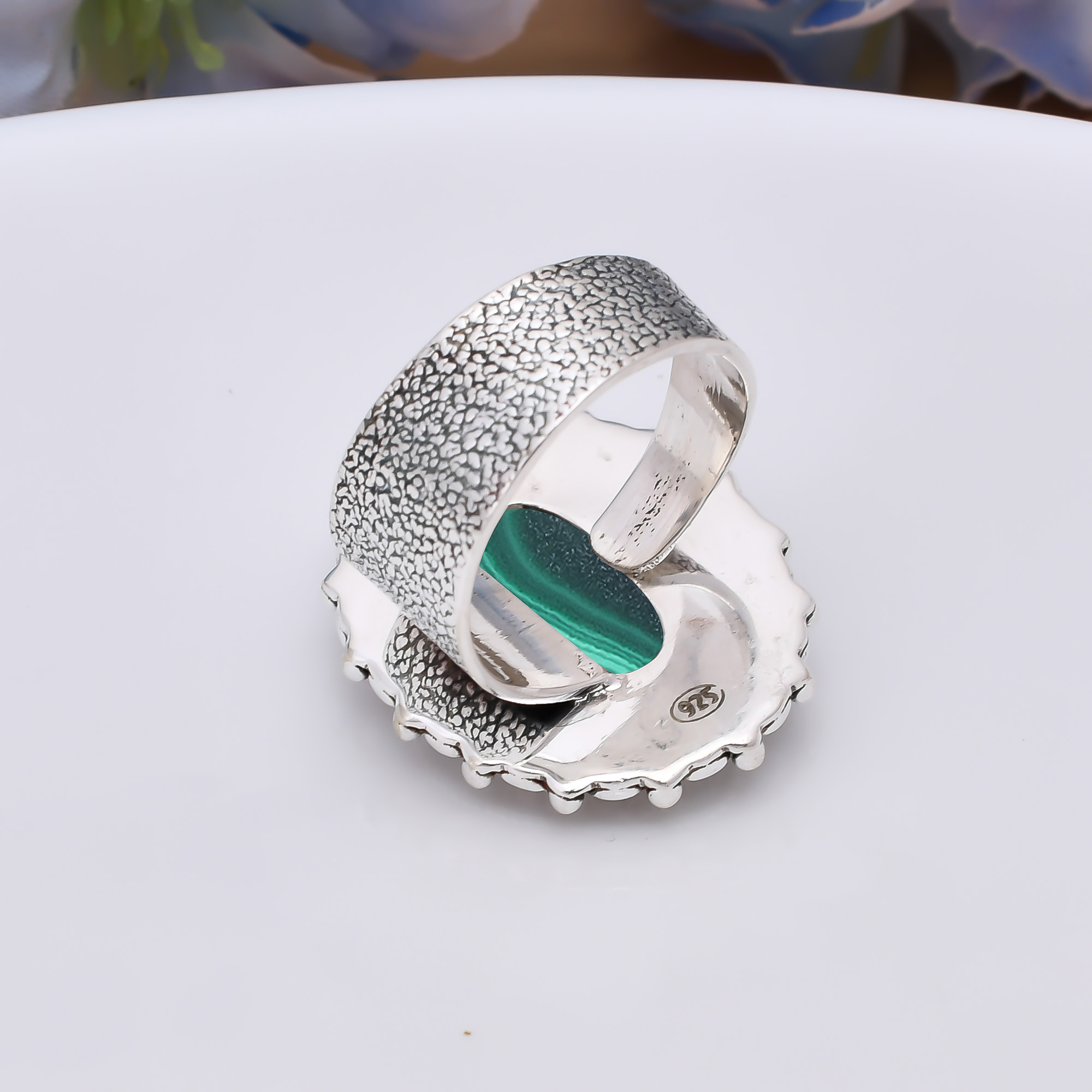 Malachite - Congo 925 Sterling Silver Ring