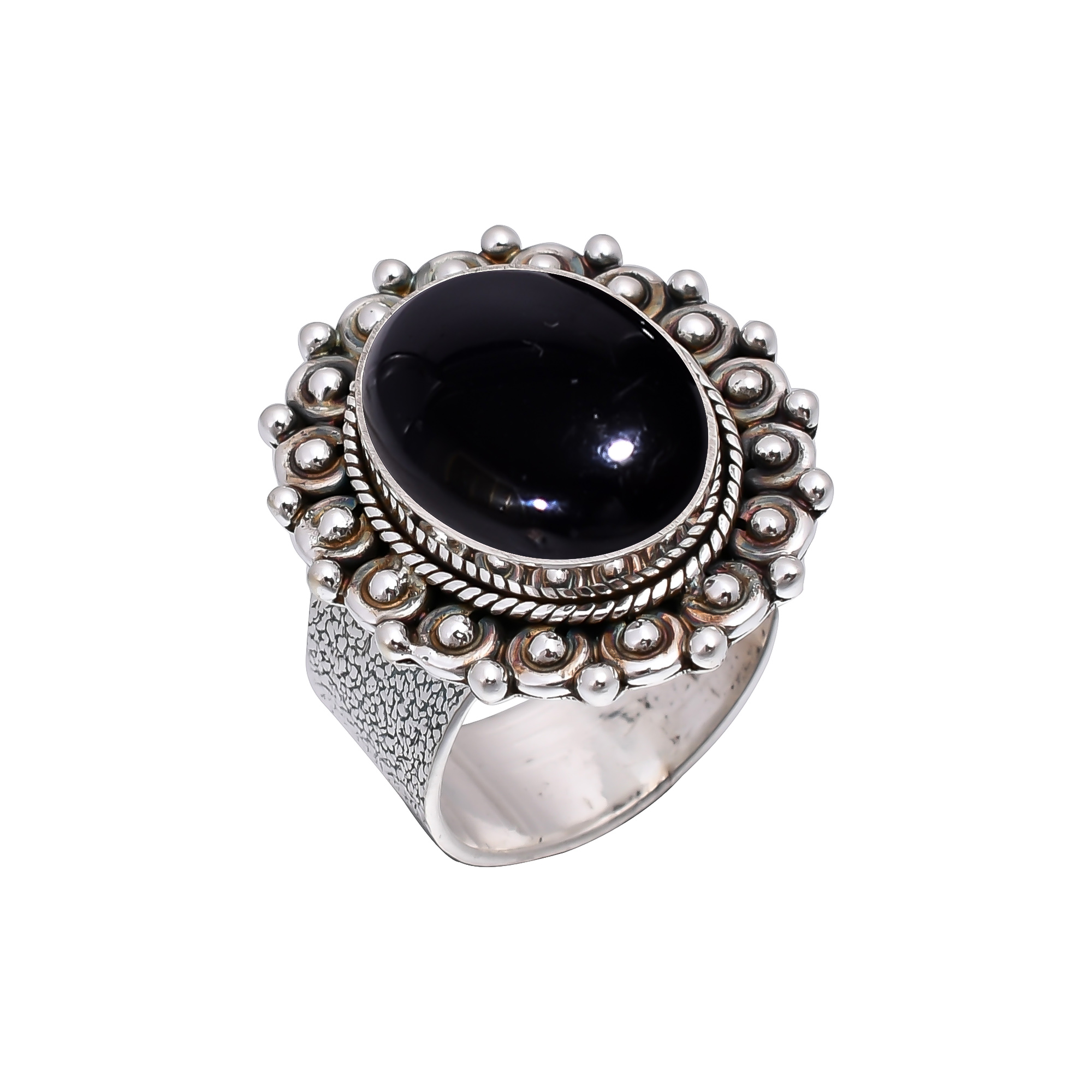 Black Onyx - Brazil 925 Sterling Silver Ring