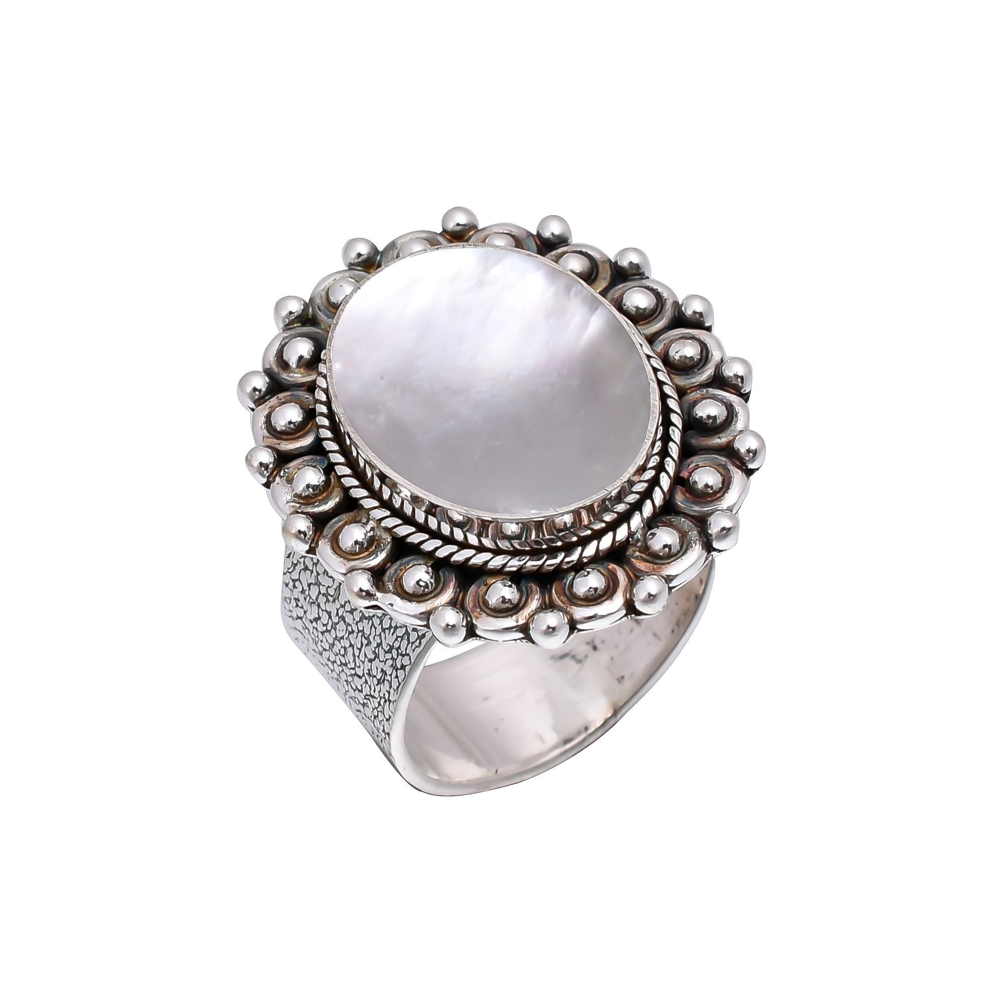 Mother Of Pearl - Australia 925 Sterling Silver Ring